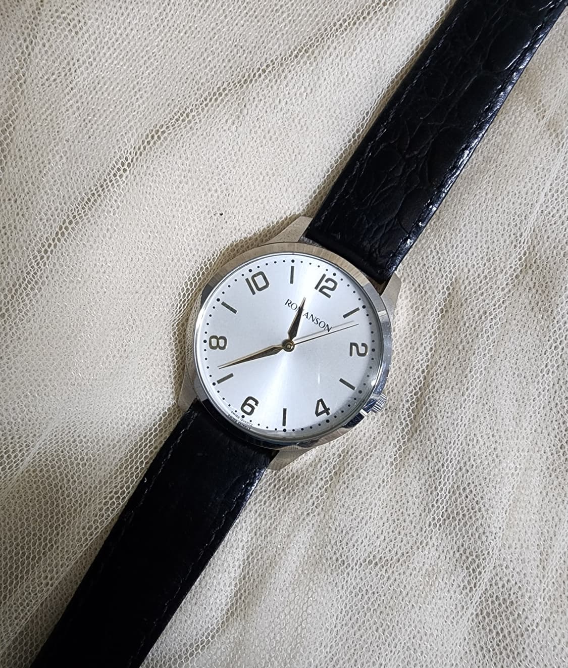 로만손 실버 쿼츠 남자 손목시계 상품이미지4
