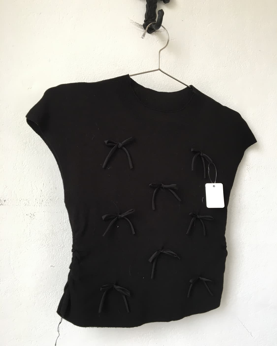 Ribbon pattern knit top 상품이미지1