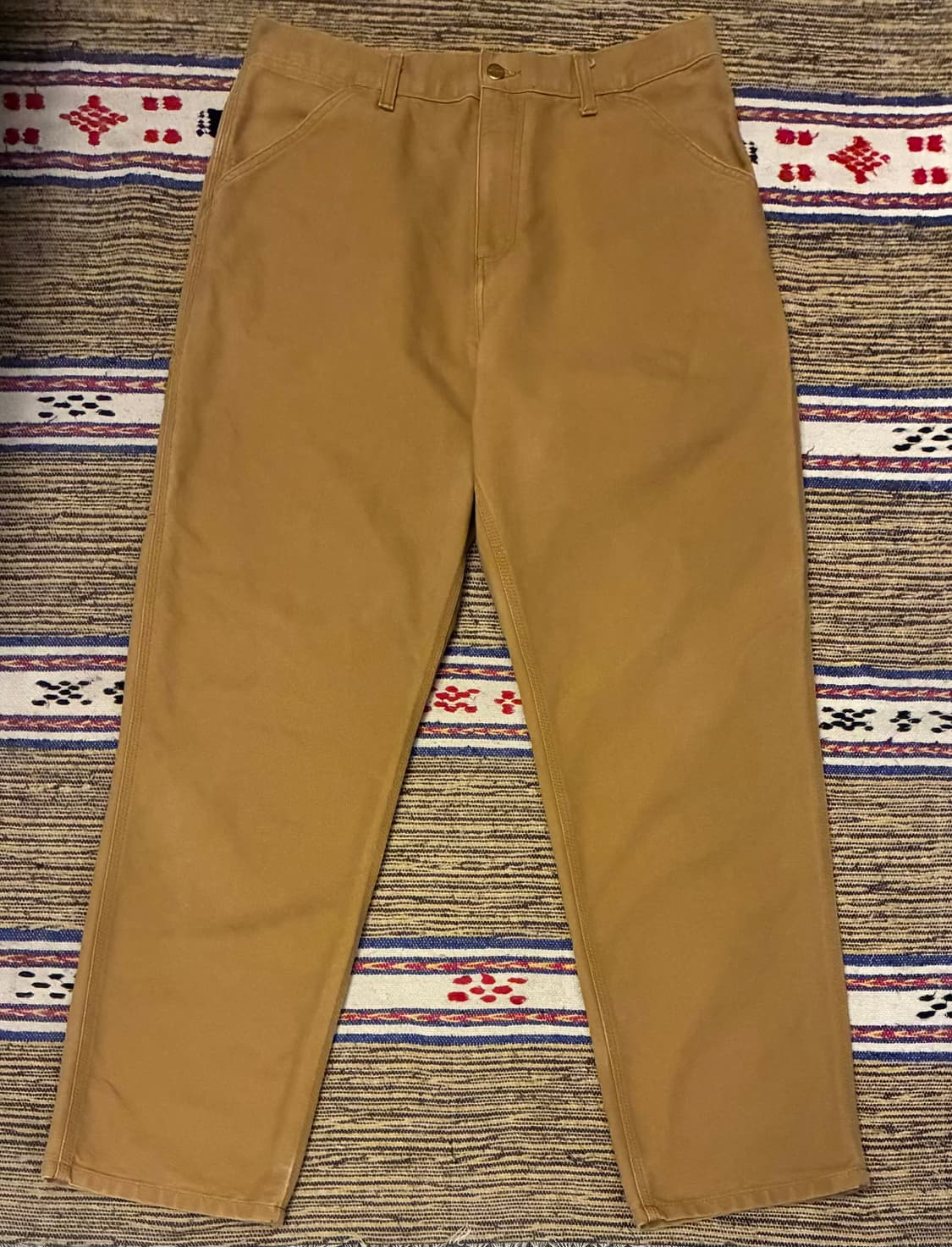 (34)칼하트 오가닉코튼 캔버스 싱글니 워크팬츠 카펜터팬츠 상품이미지2