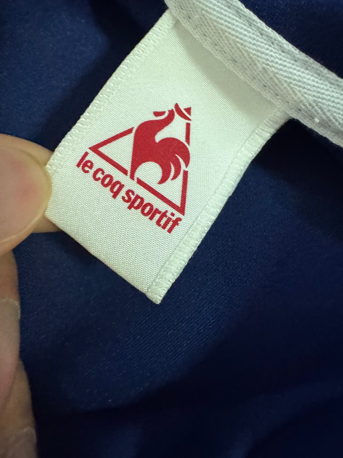 공용 르꼬끄 스포르티브 네이비 트랙 집업 져지 S ~ M 상품이미지3