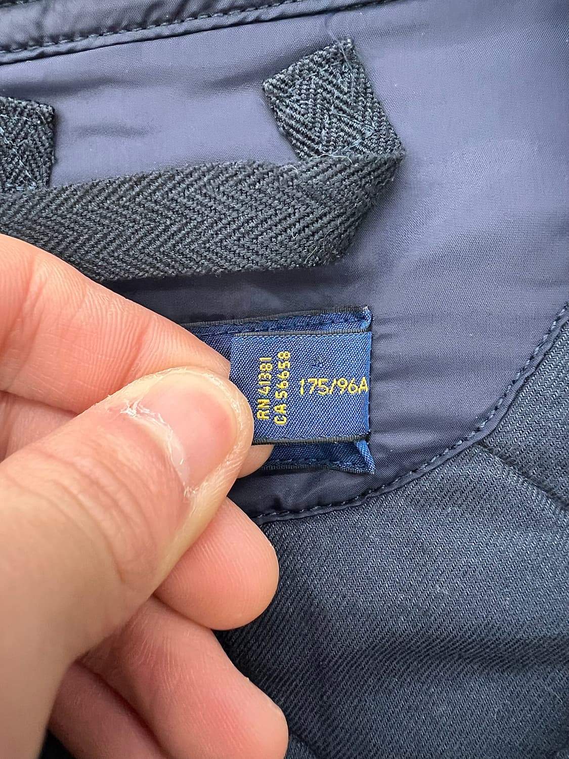 폴로 랄프로렌 네이비 캠튼 원 포켓 퀼팅 자켓 상품이미지8