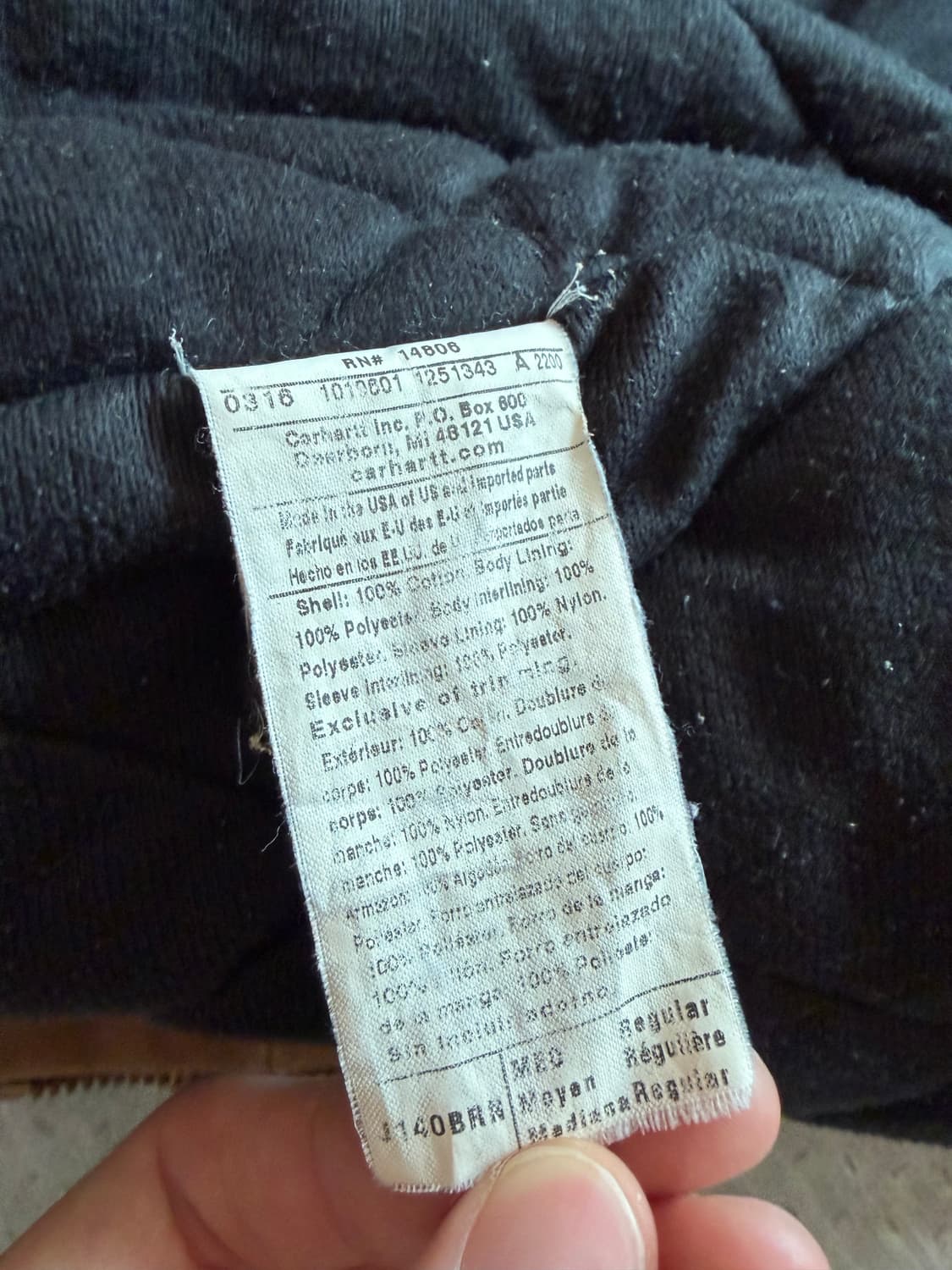 [M] 칼하트 j140 덕 액티브 자켓 상품이미지5