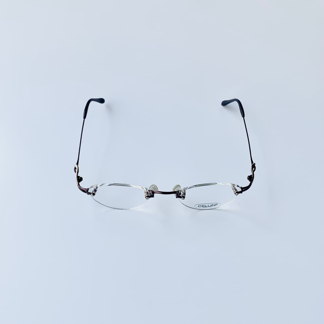 798 데드스탁 픽키 라운드 오벌 무테 경량 빈티지안경 상품이미지2