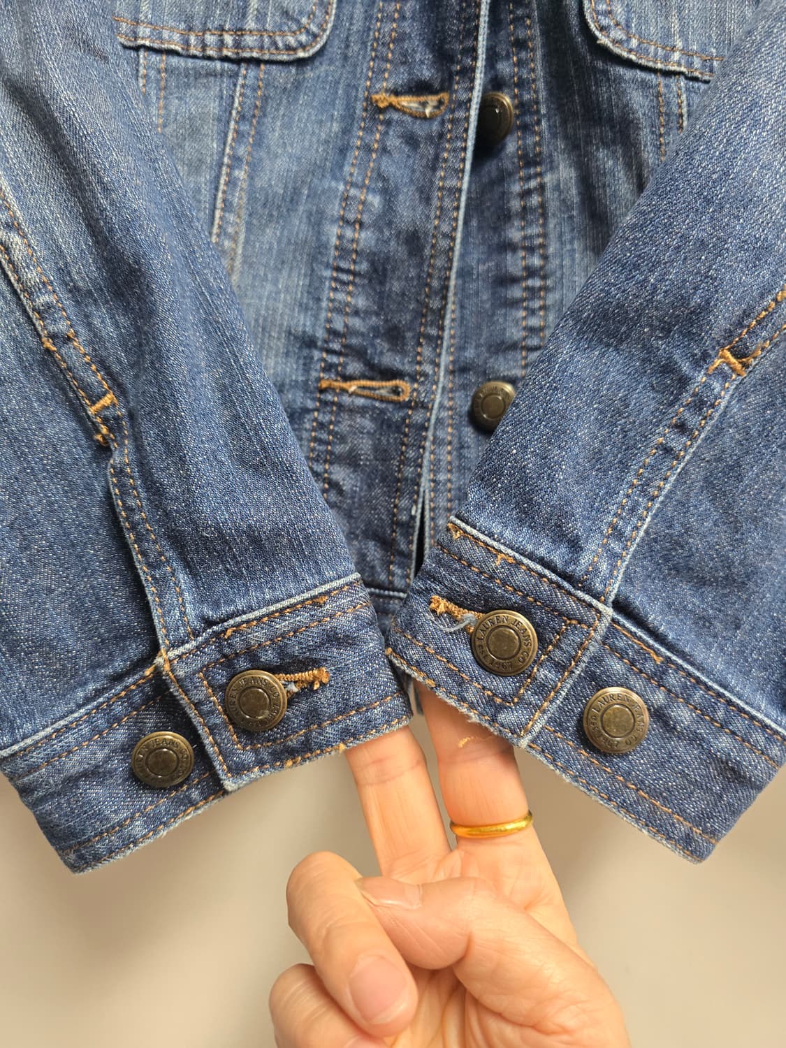 랄프로렌 웨스턴 데님 숏 자켓 S 상품이미지4