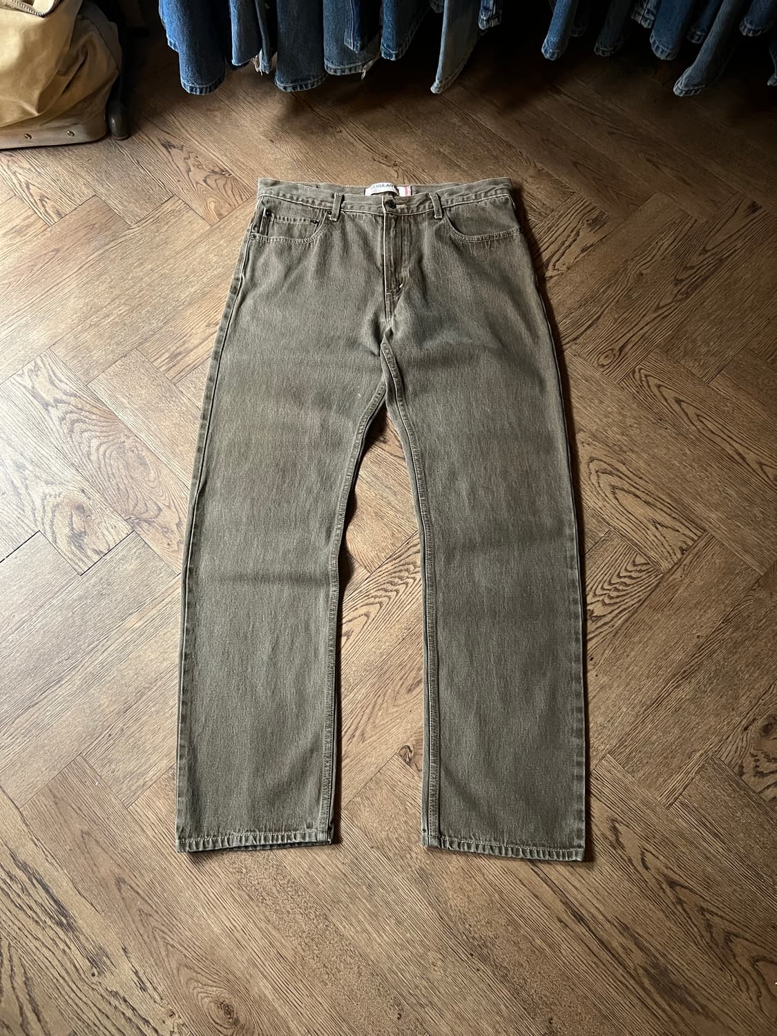 [36]리바이스 505 브라운 워싱 데님 팬츠 상품이미지2