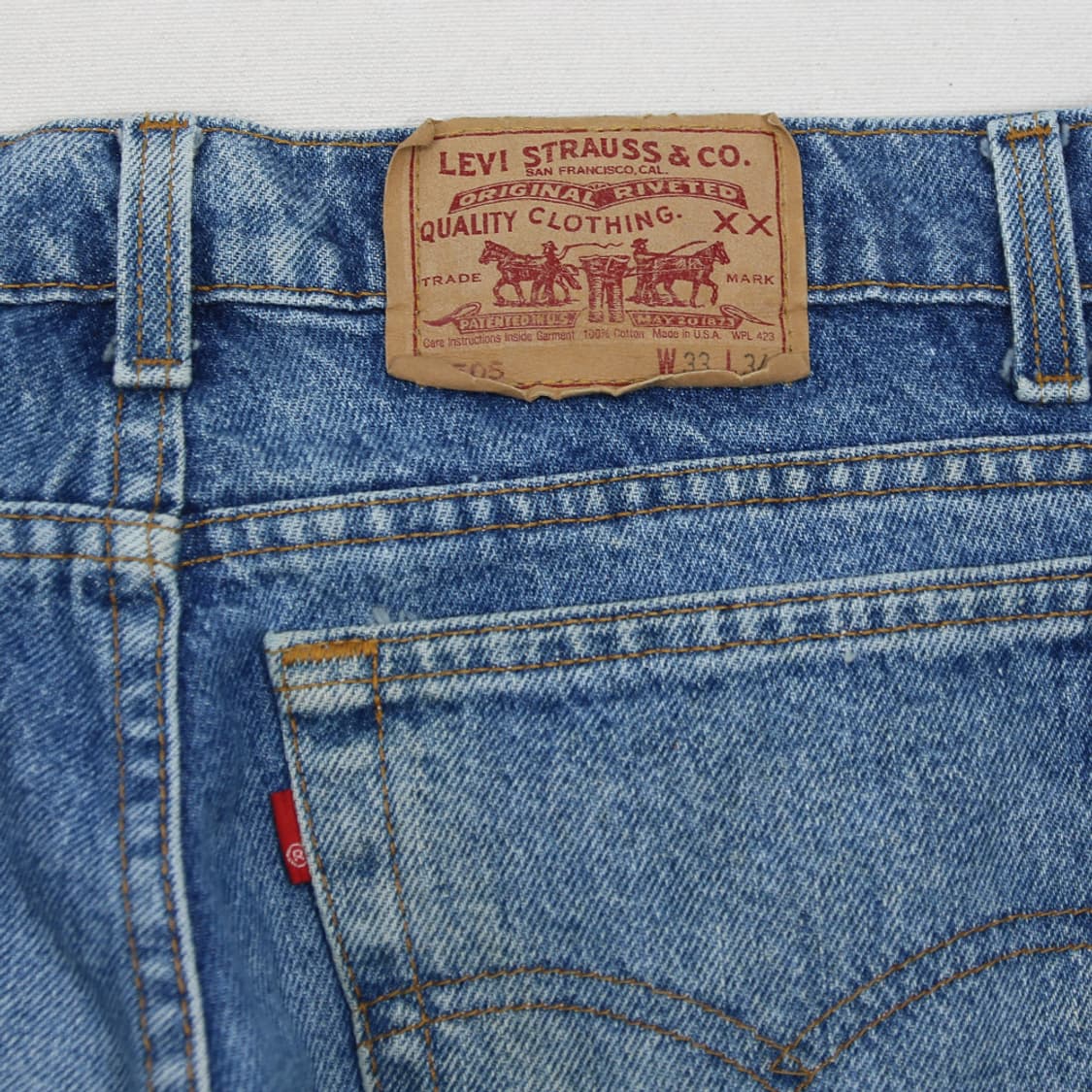 (착용컷) 90's 리바이스 505 (남성용 31.5) 상품이미지8