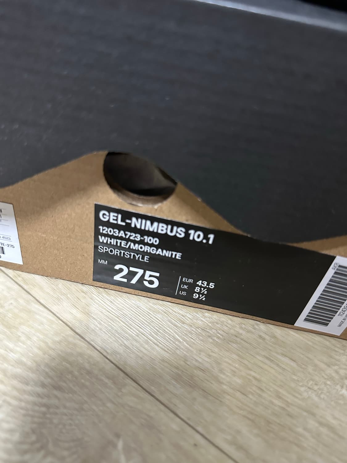 아식스 x 로니 피그 젤 님버스 10.1 화이트 모거나이트 상품이미지8