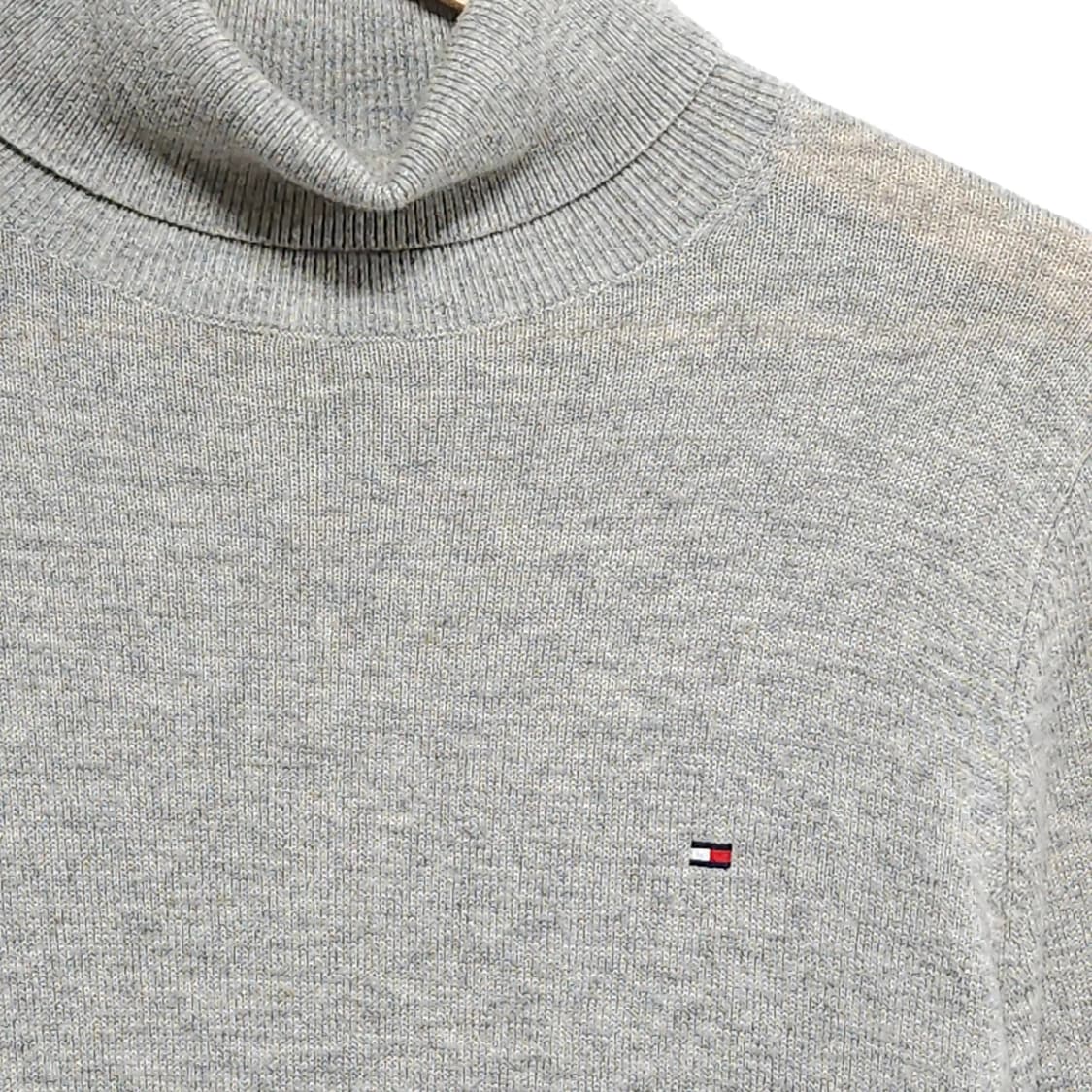 100)Tommy 타미힐피거 캐시미어 터틀넥 니트 그레이 상품이미지2