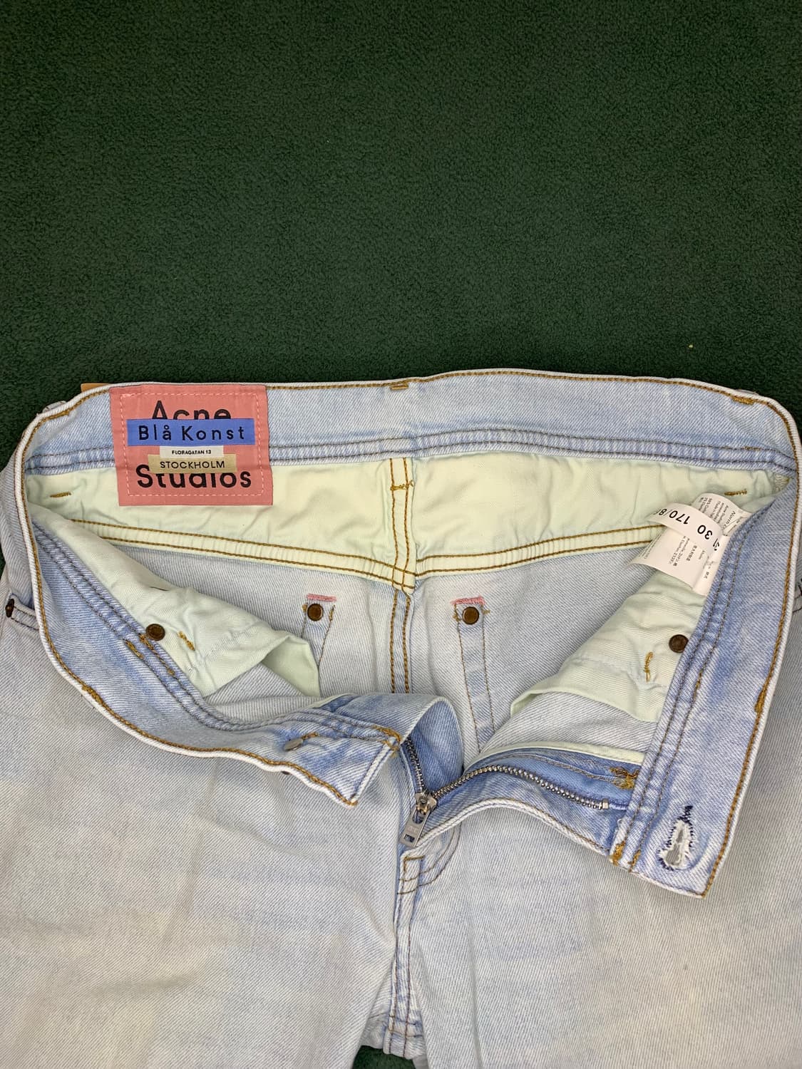 아크네 스튜디오 연청 데님 팬츠 상품이미지2