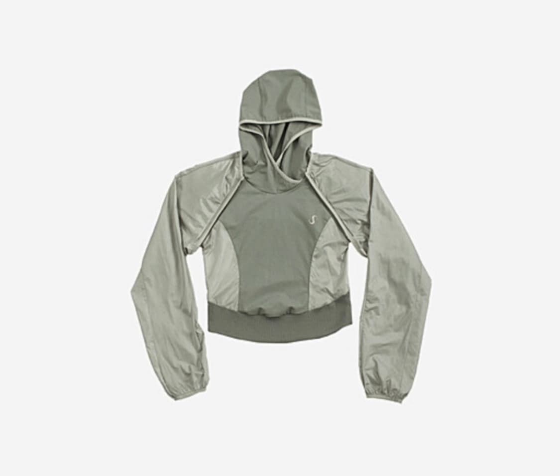 오호스(ojos) 투웨이후드볼레로 카키  상품이미지1