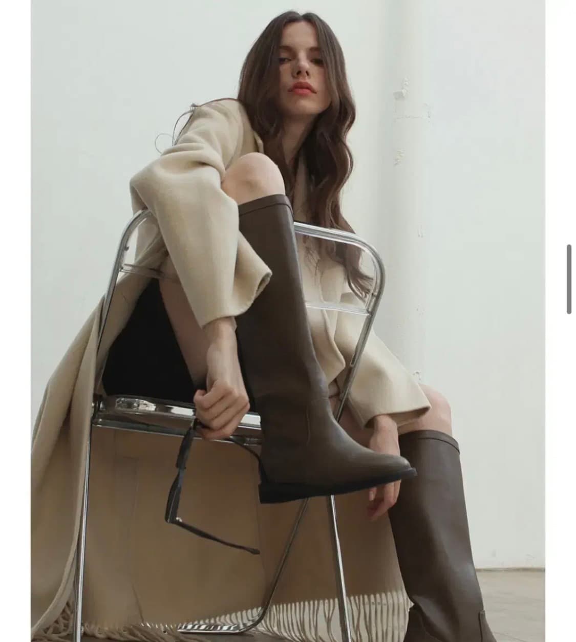 누스 클레망 롱부츠 카키 230 상품이미지1