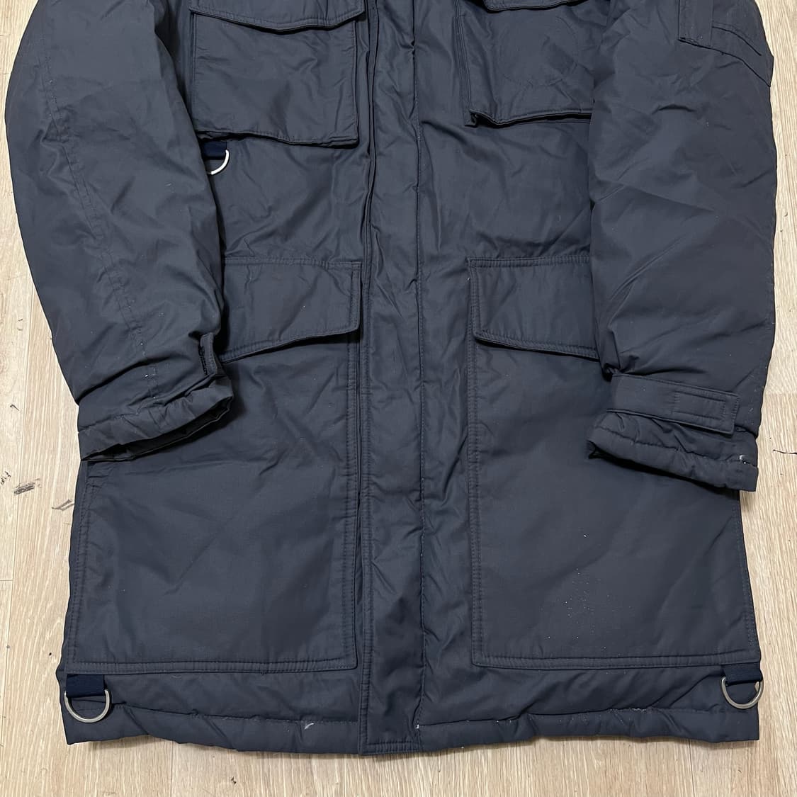 캐나다구스 남성 로고 덕다운 후드 롱패딩 XL/105  상품이미지3