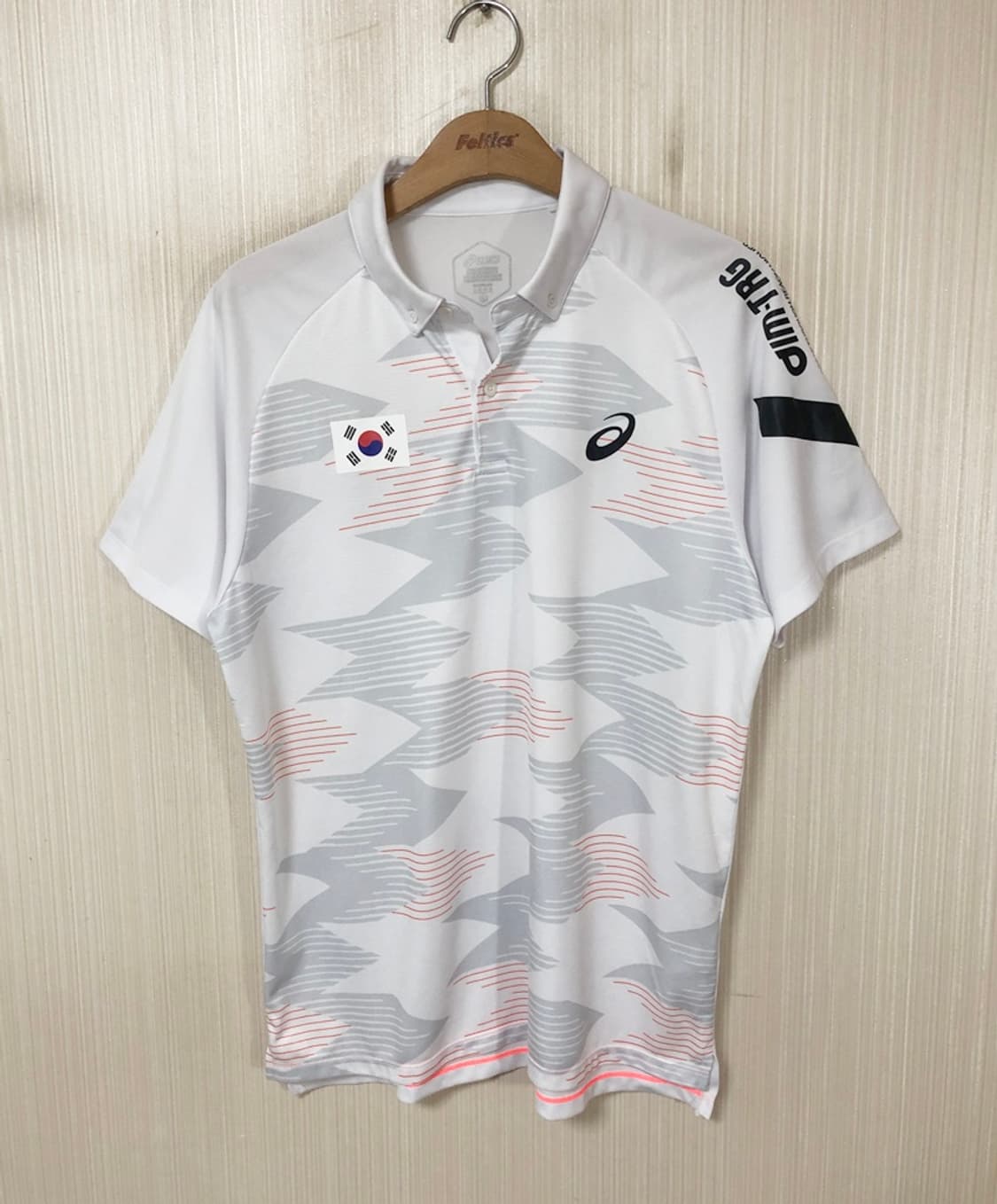 아식스국대 국대KOREA 국대지급실착 폴로티셔츠 L 상품이미지1