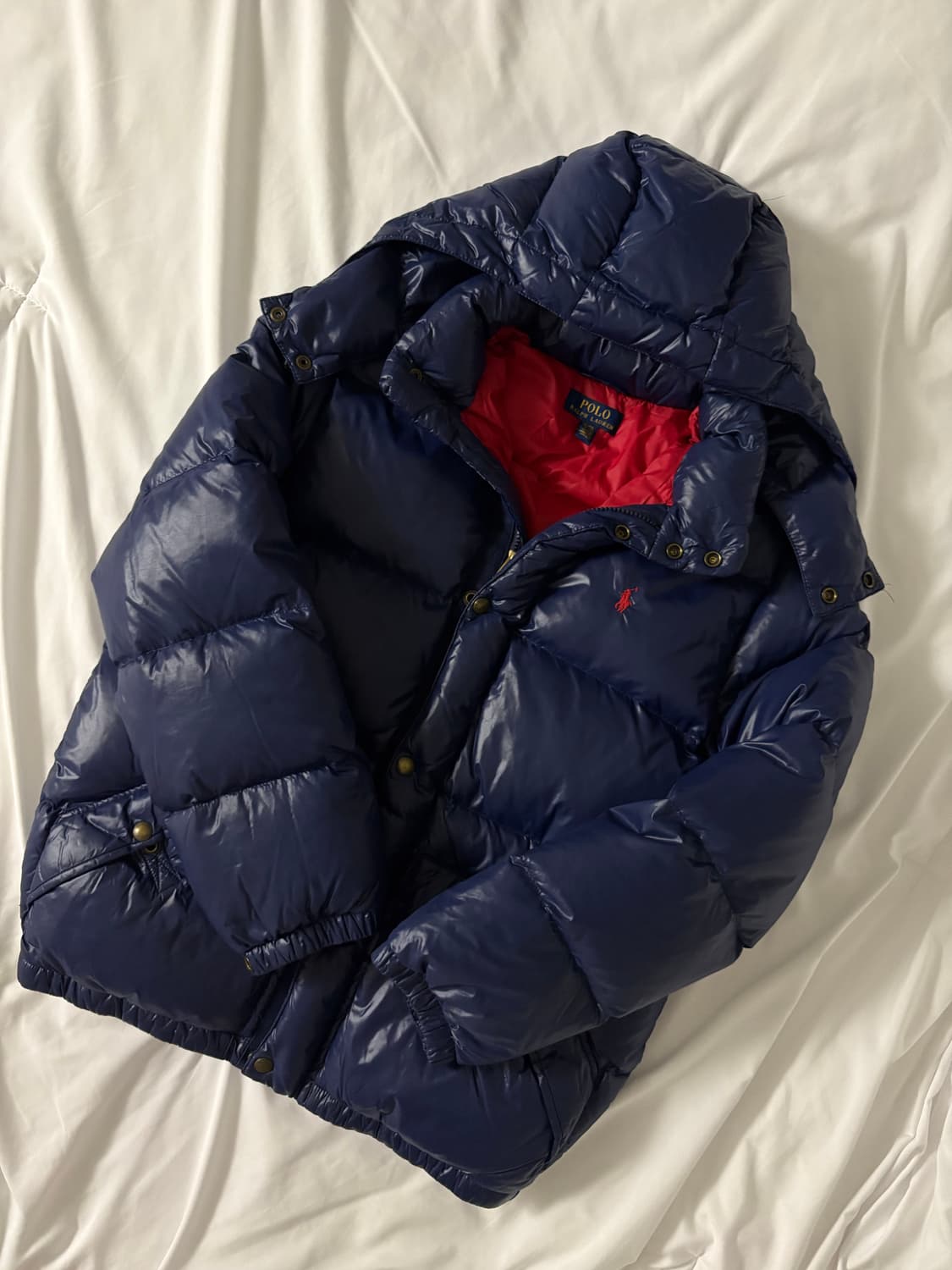 폴로 랄프로렌 유광 패딩  상품이미지2