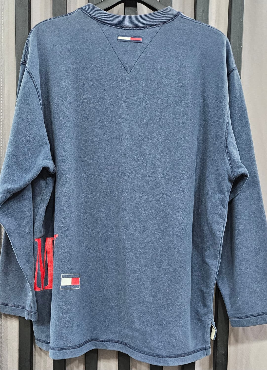 (vtg)타미힐피거  기모 맨투맨 네이비 L 상품이미지2