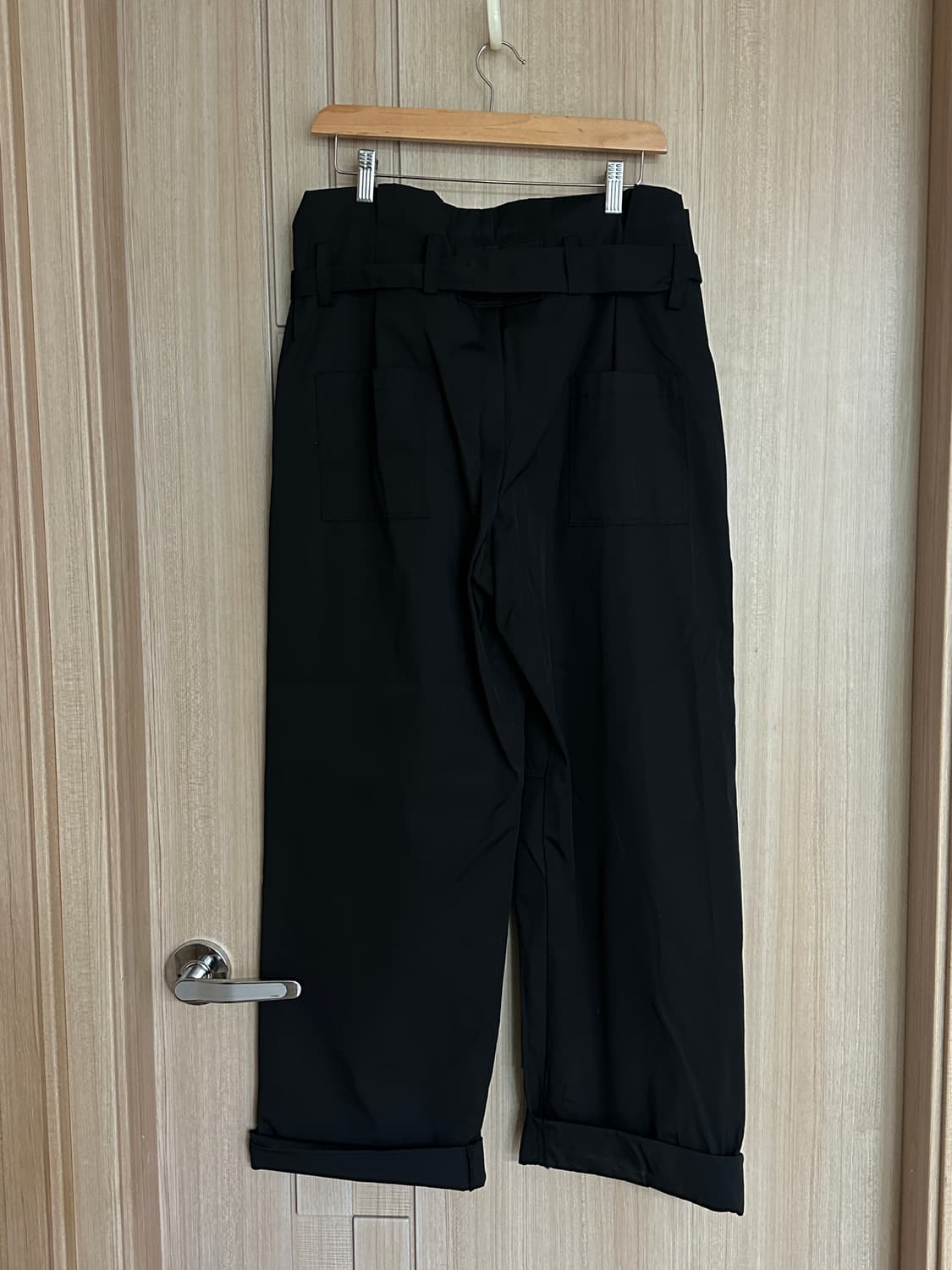 이에스씨 스튜디오-Belted slit wide pants 상품이미지2