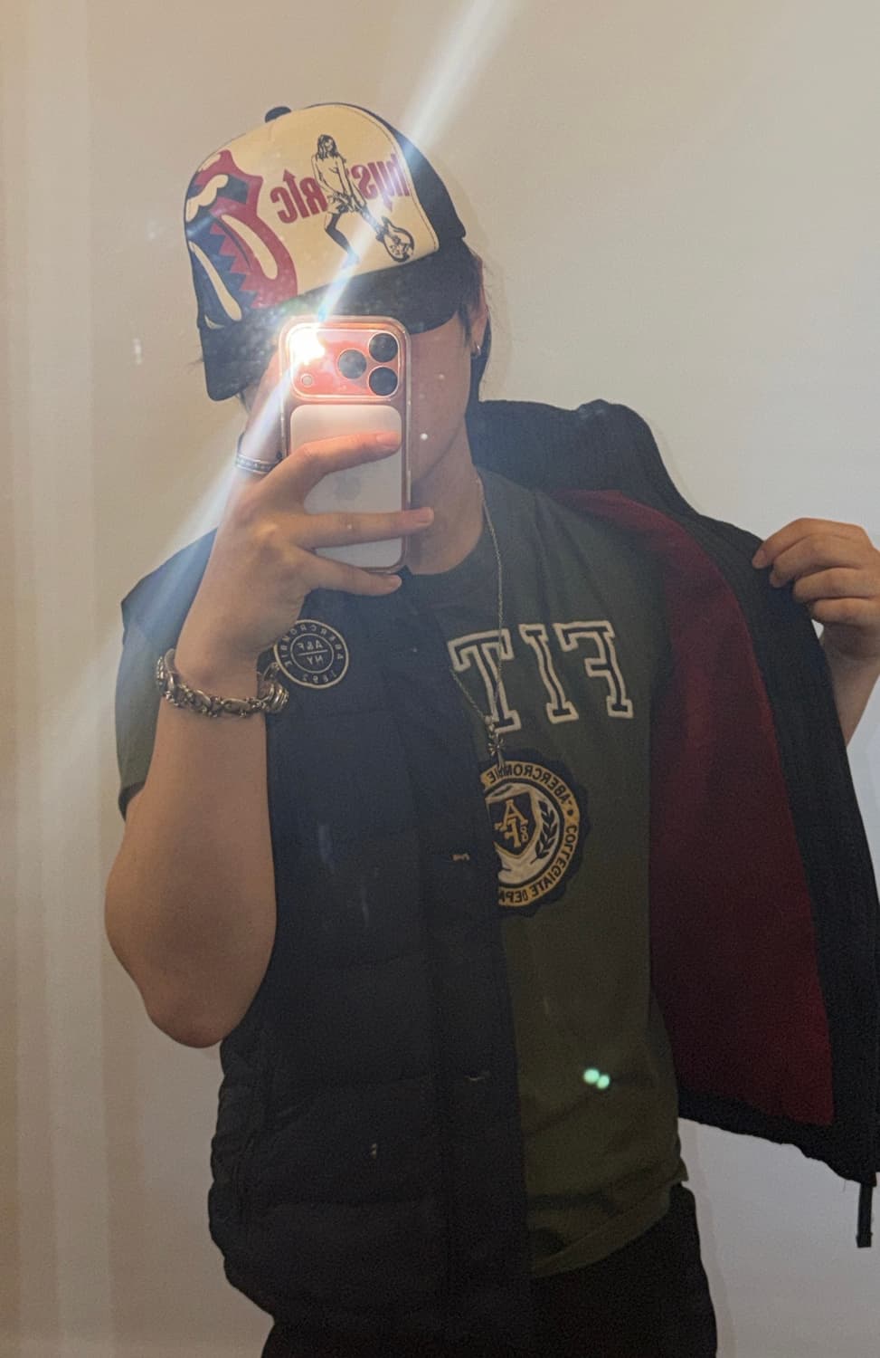 아베크롬비 빈티지 패딩 조끼 상품이미지1