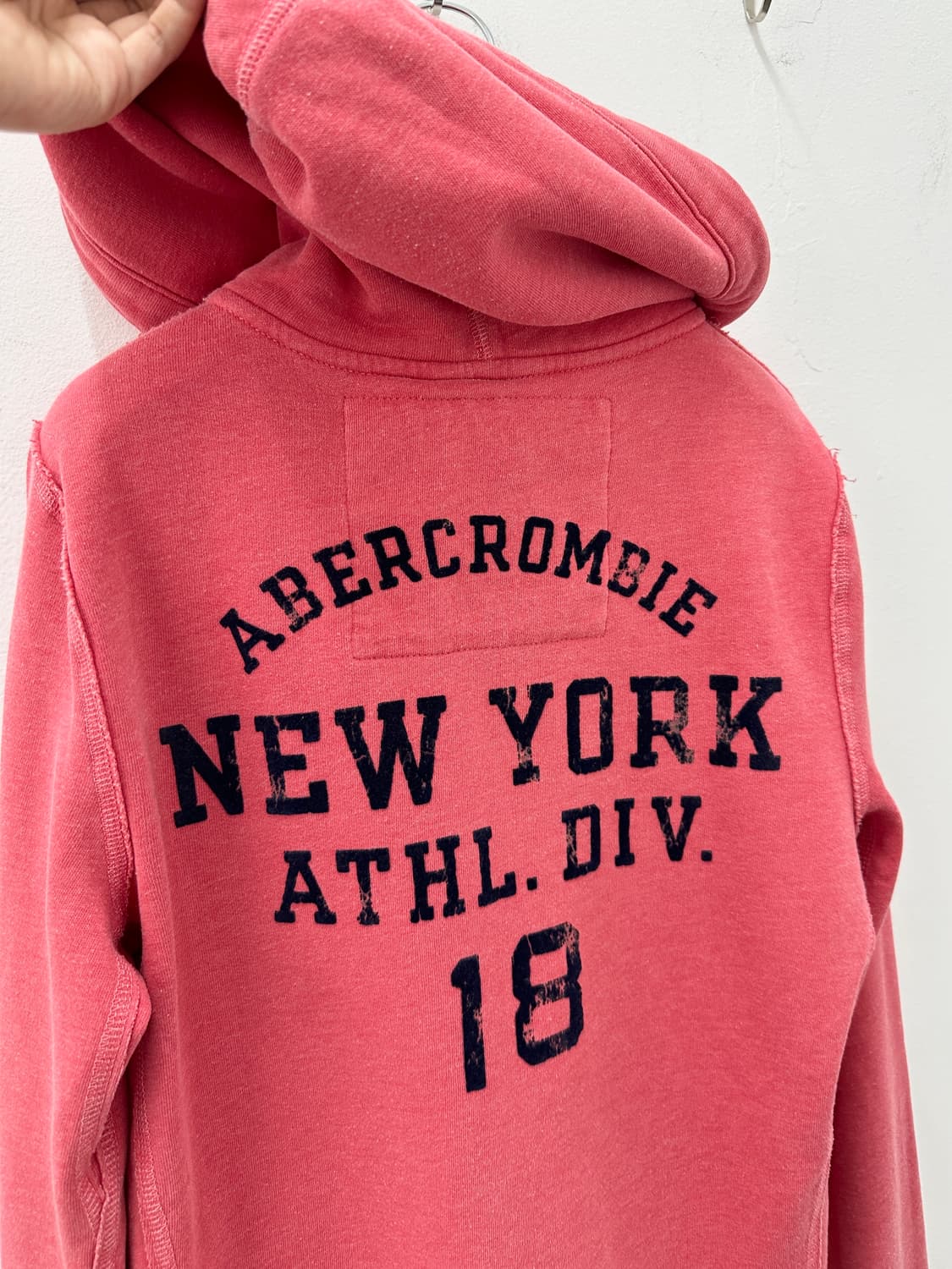 Abercrombie & Fitch hood zip up y2k pink 상품이미지8