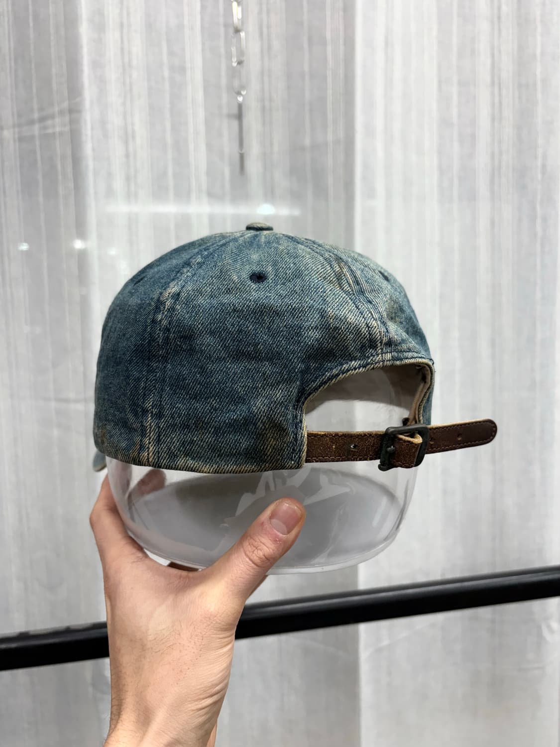 90s 폴로 랄프로렌 스포츠 데님 볼캡 상품이미지4