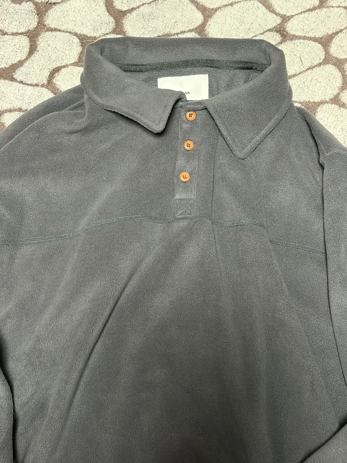 [1] 퍼렌 카라 플리스 차콜 상품이미지2