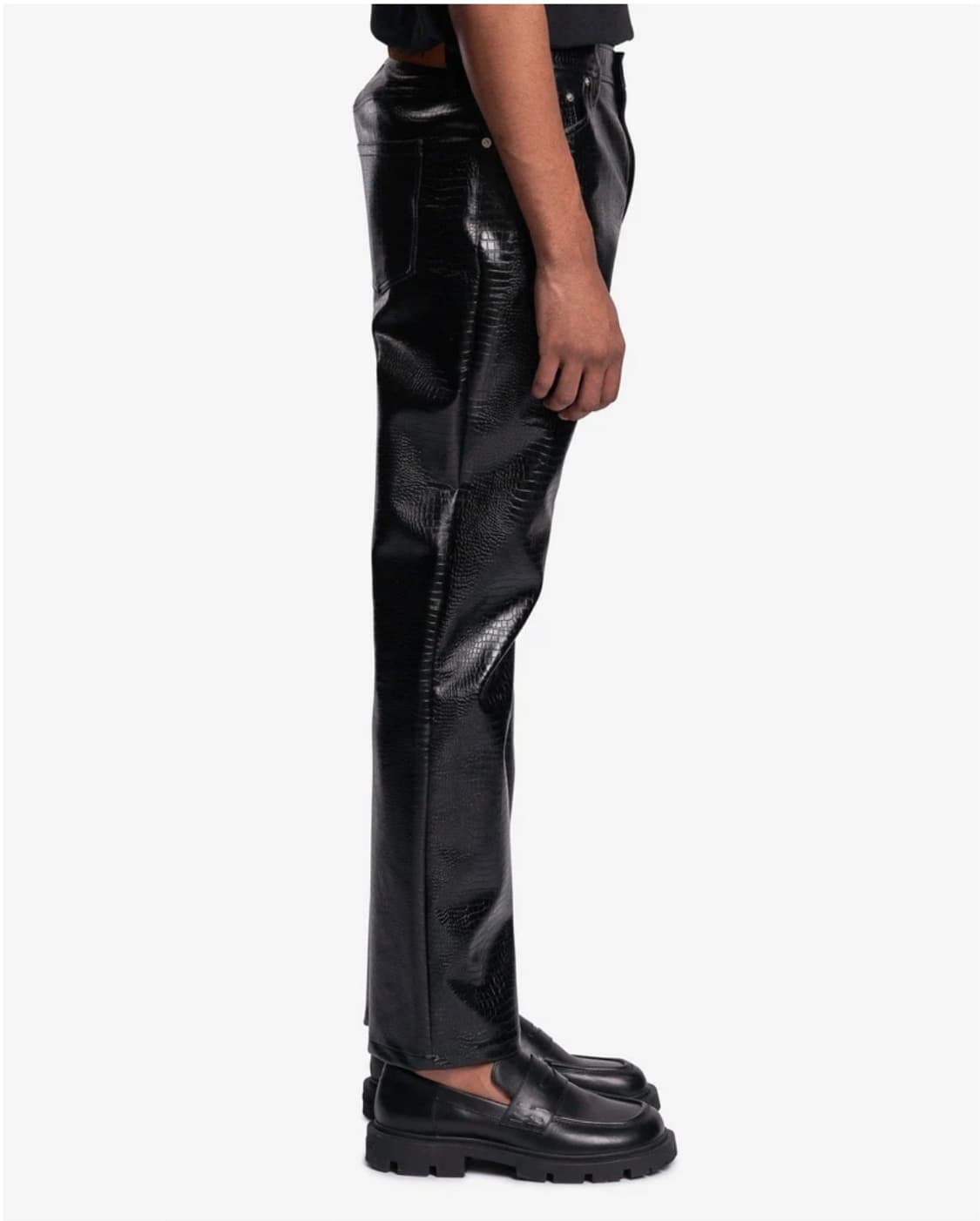 [28] sefr londre truouser black croco 상품이미지2