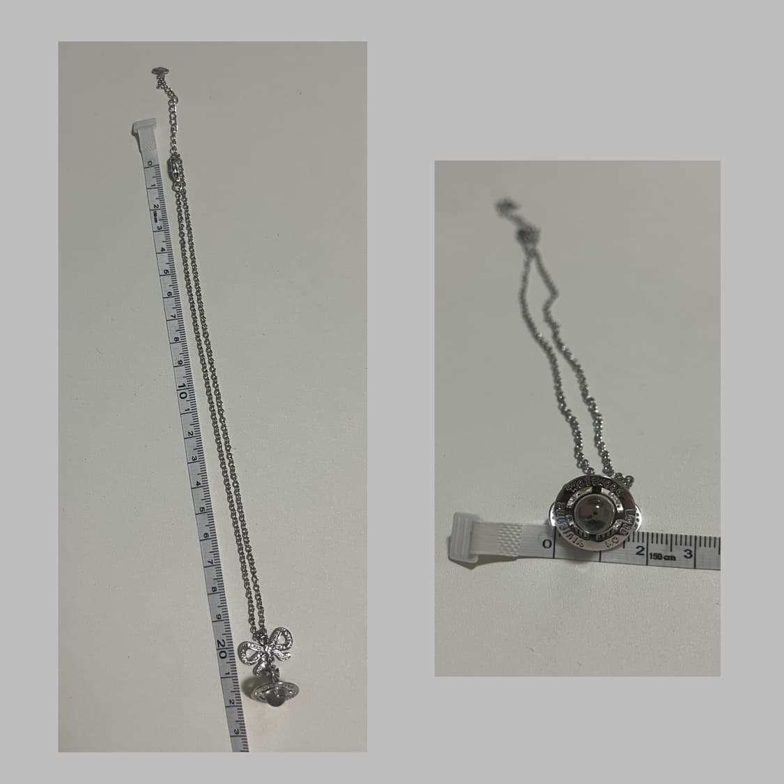 비비안웨스트우드 옥타비에 목걸이 투명 상품이미지4