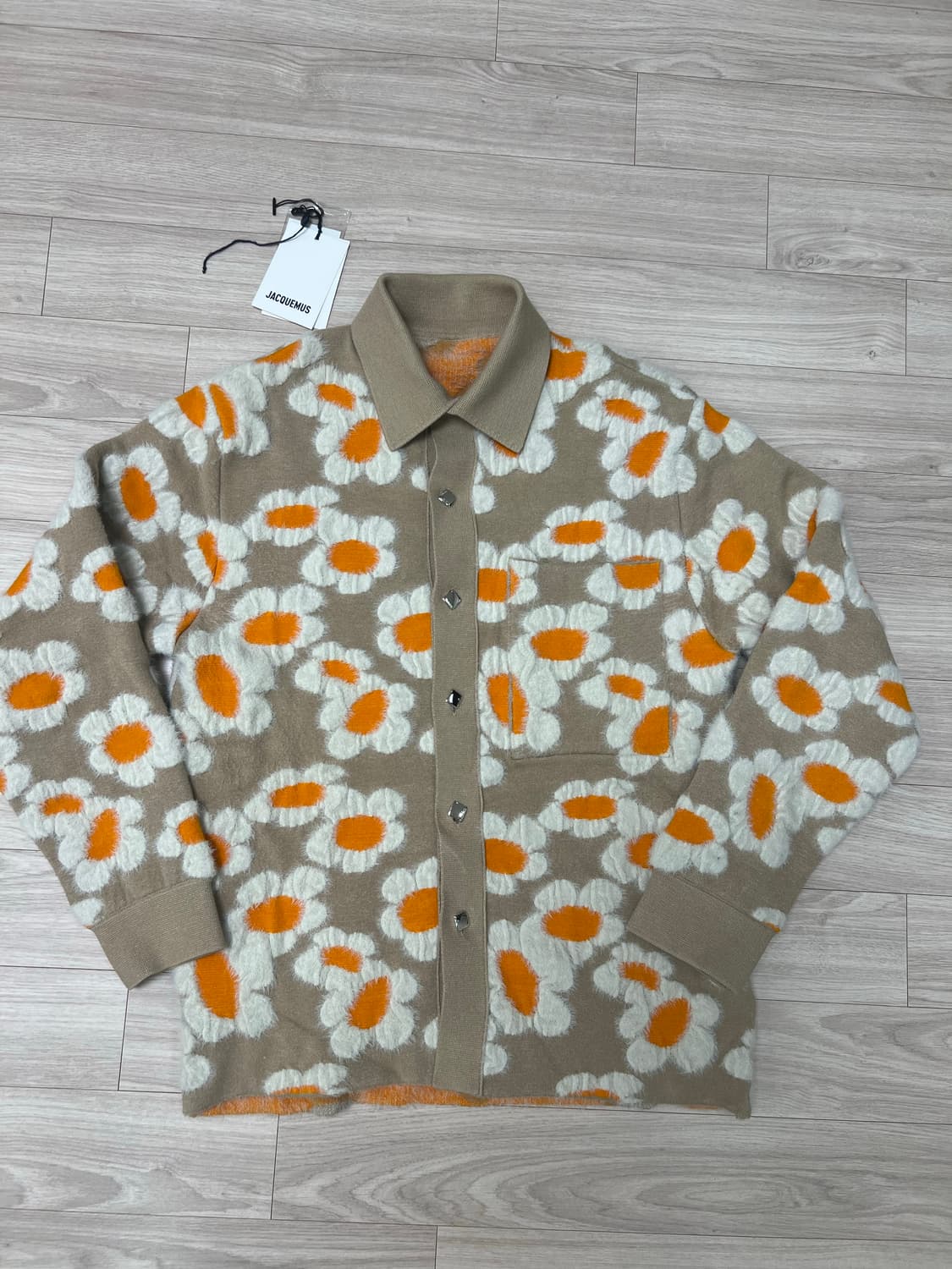 자크뮈스 / 플라워 자카드 니트 가디건 / XS 상품이미지1