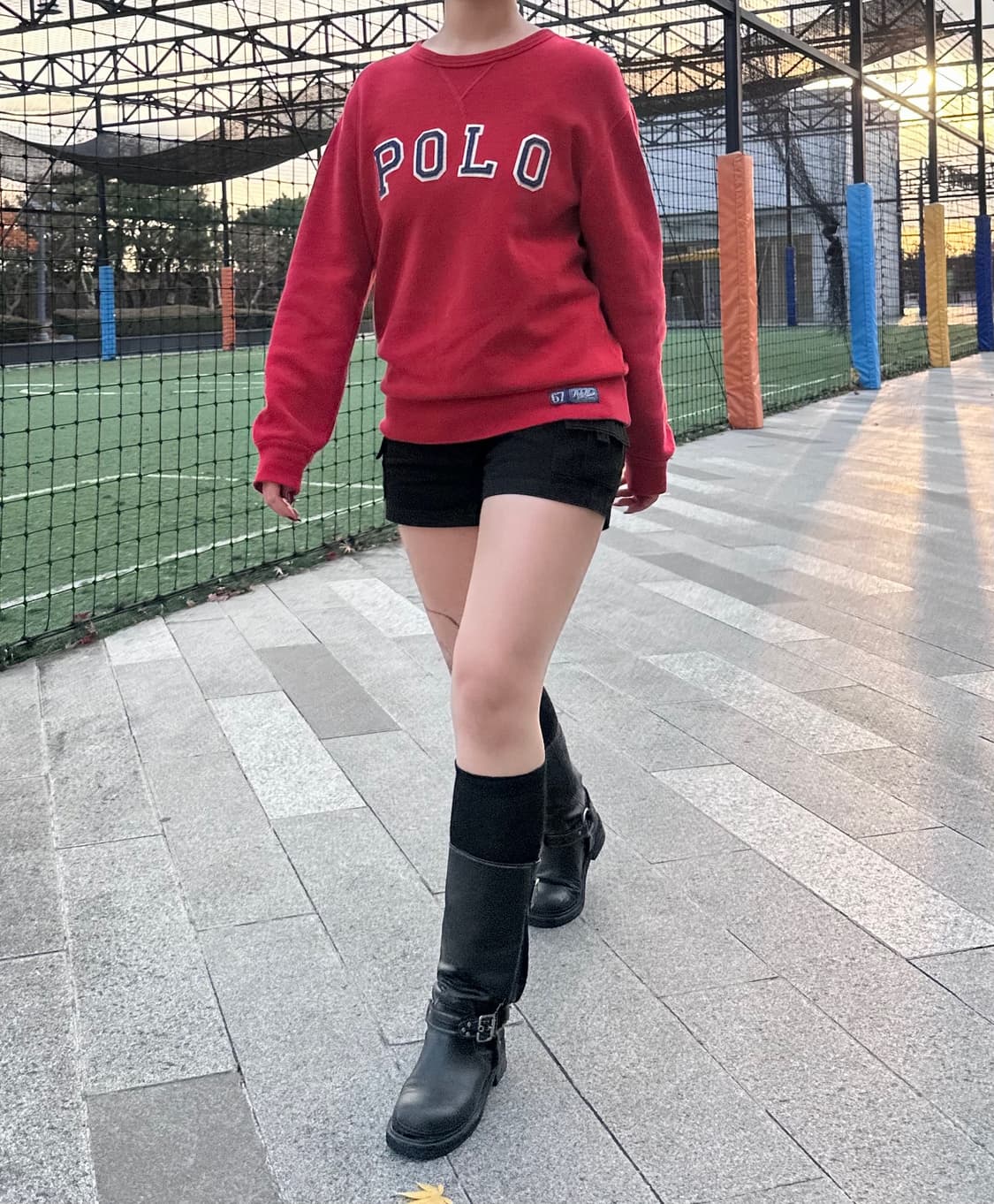 폴로 로고 맨투맨 상품이미지1