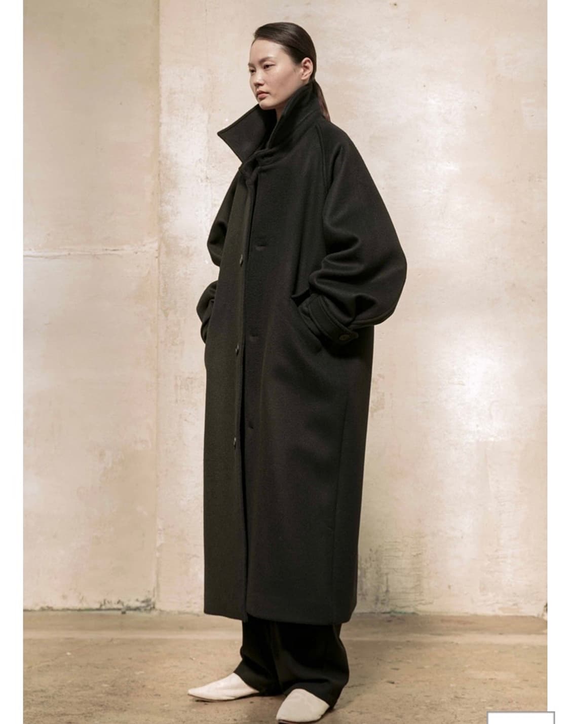 kokyu 코큐 울 오버사이즈 코트 상품이미지2