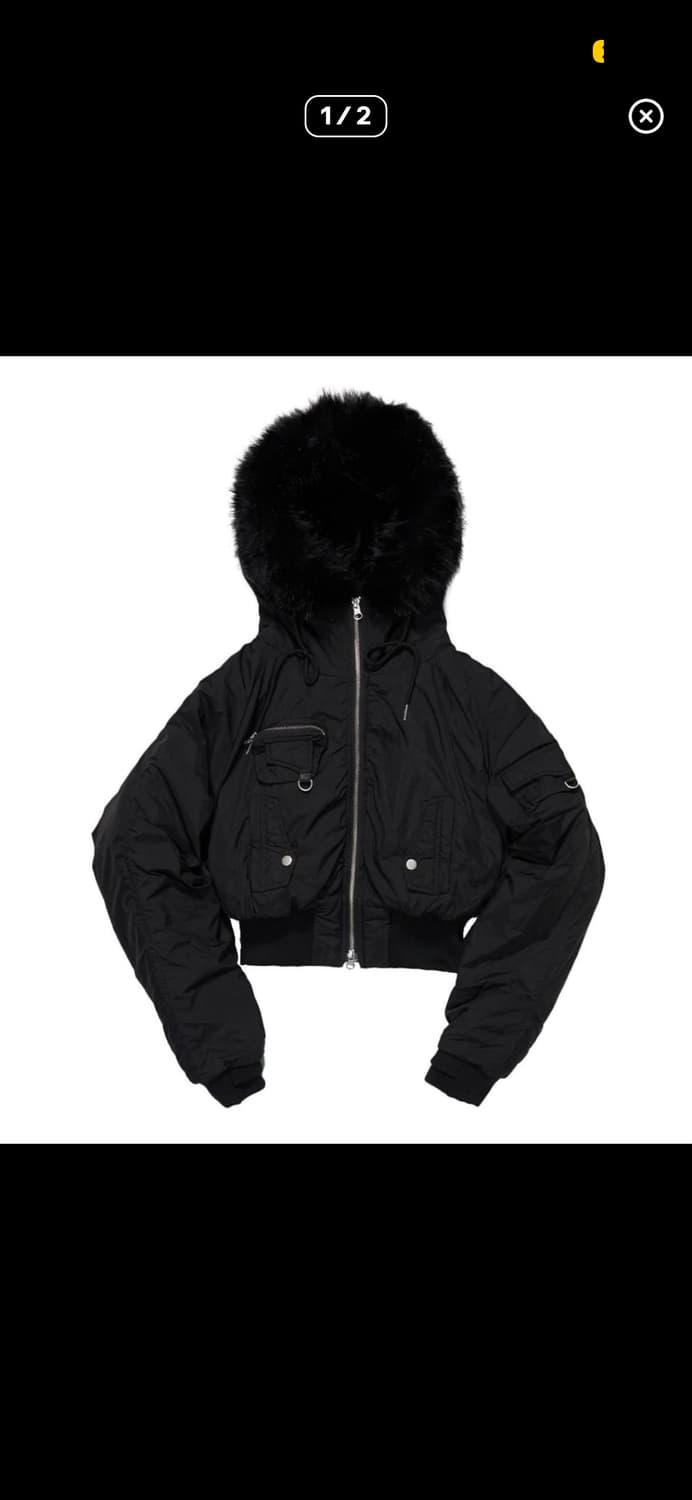 스키즘인듀싱 HOODED PUFFER JACKET BLACK 상품이미지1