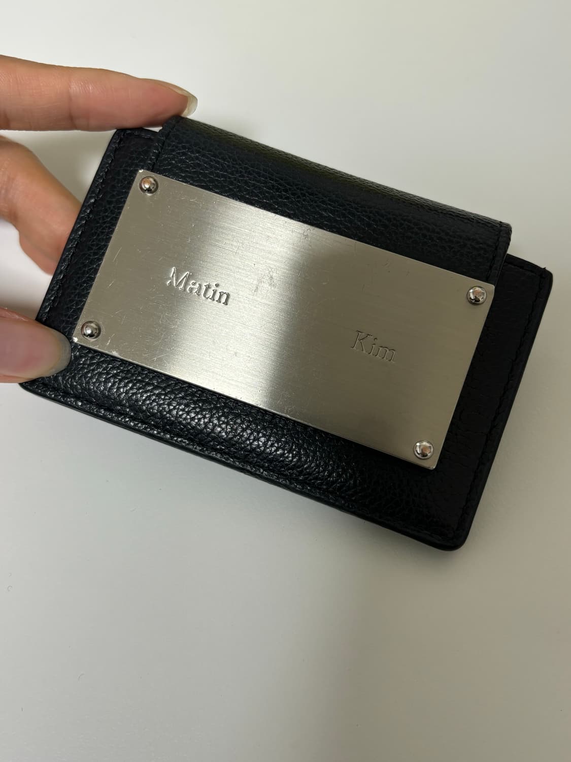 마뗑킴 아코디언 카드지갑 블랙 상품이미지2