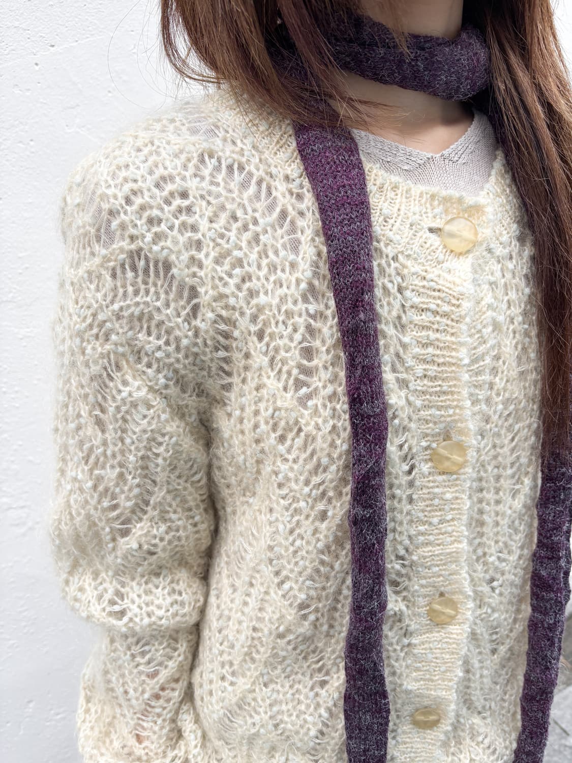 빈티지 울 가디건 상품이미지4