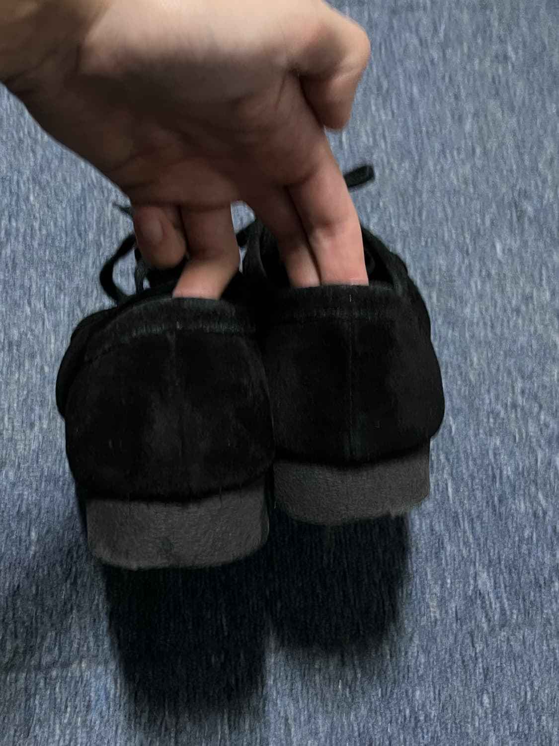 gu 리얼레더 모카신 블랙 260 구라비  상품이미지4