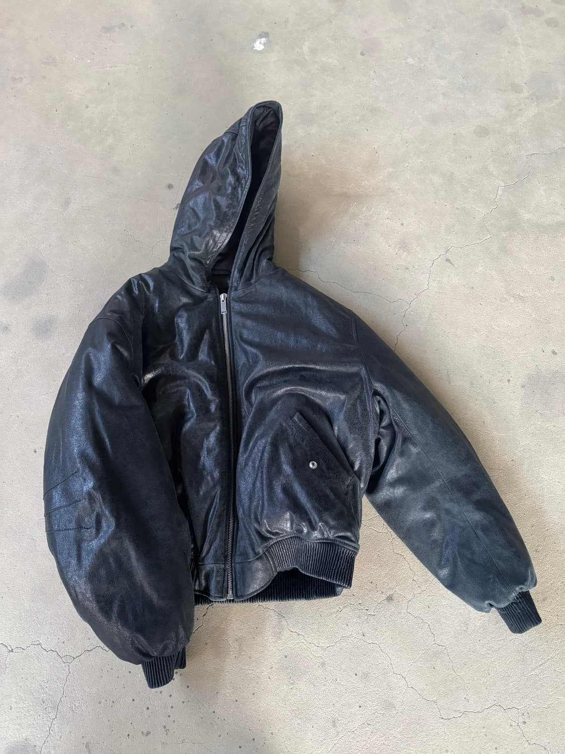 424 램스킨 레더 봄버 50 상품이미지1