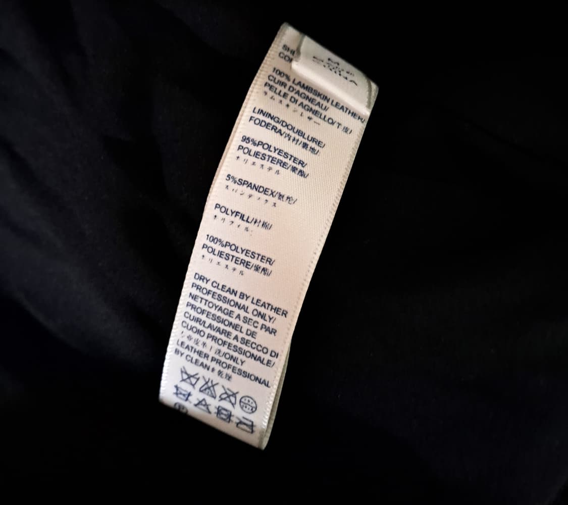 (새제품) 레베카밍코프 램스킨 퀼팅 블루종 M B282 상품이미지7