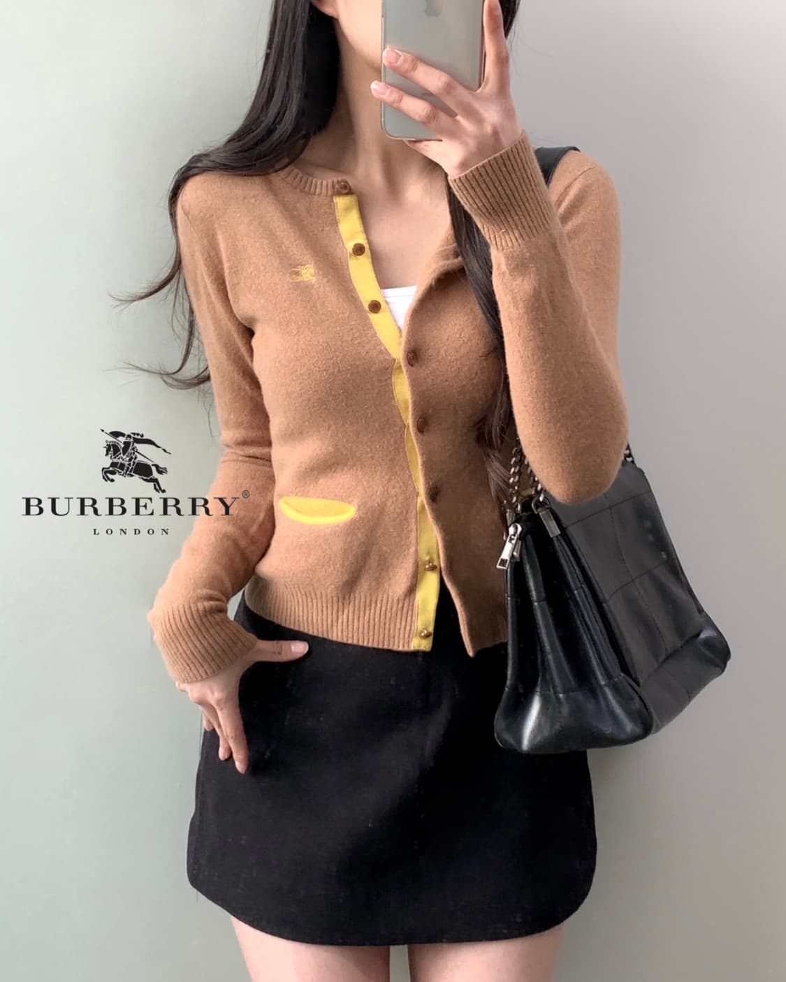 버버리 블루라벨 가디건 상품이미지1