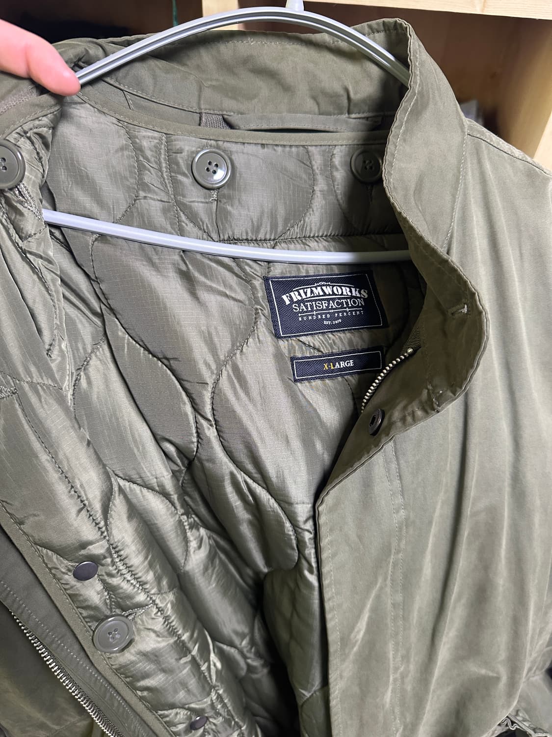 프리즘웍스 피쉬테일 개파카 m65 자켓  xl 상품이미지3