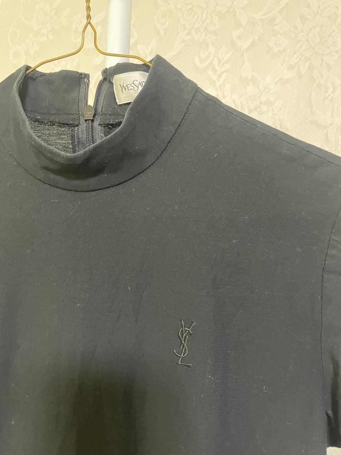 Yves Saint Laurent YSL 일본제 하이넥 반팔 티 상품이미지4
