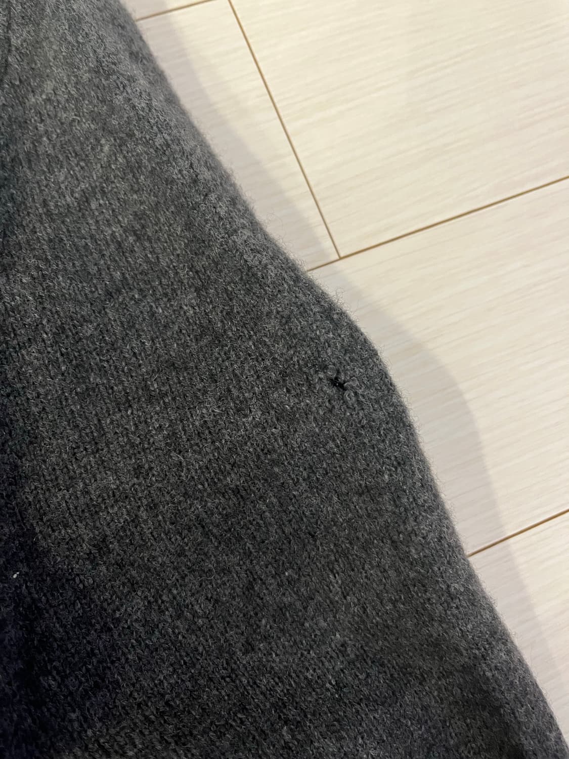 폴로 울 캐시미어 집업 니트 상품이미지5