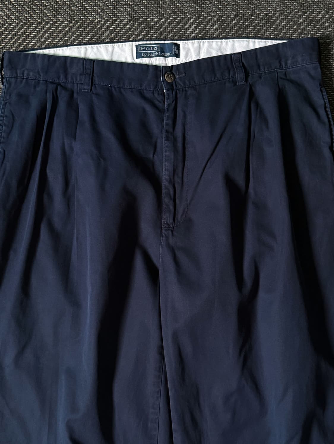 (36) 폴로 랄프로렌 네이비 더블 플리츠 클래식 치노 팬츠 상품이미지2