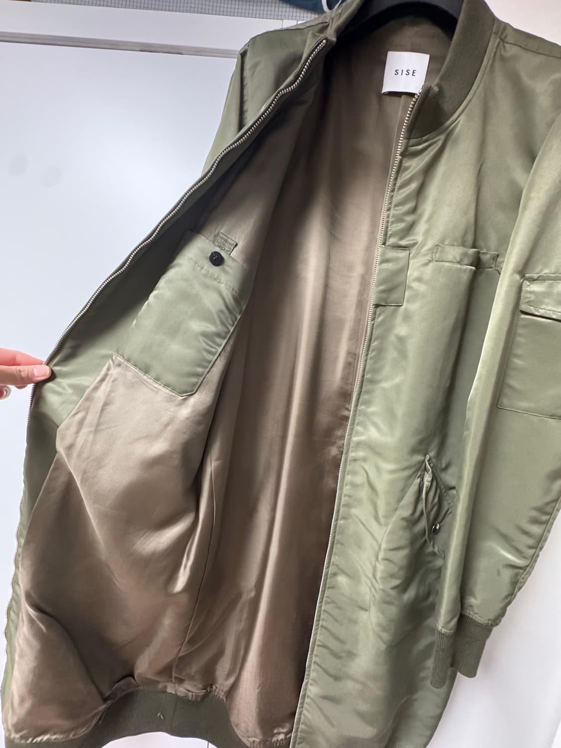 Sise 롱 봄버자켓 상품이미지5