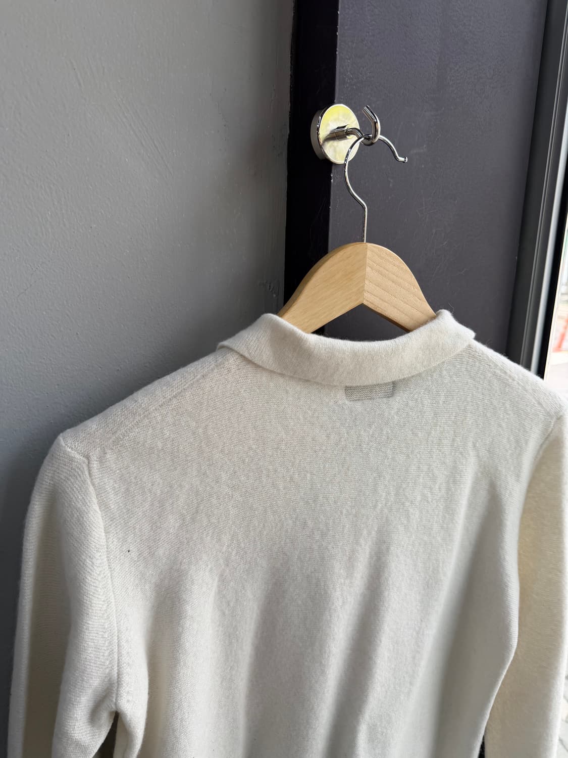 S/ 헤리티지플로스 캐시미어 블랜딩 폴로 니트 상품이미지8