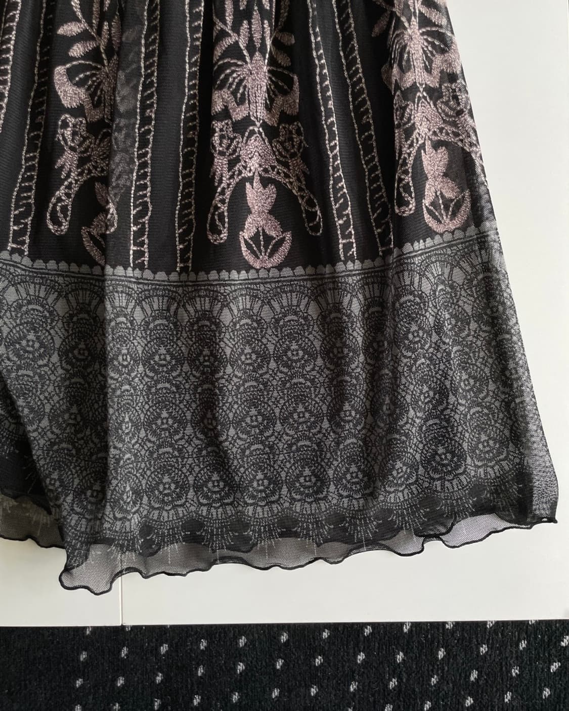 patterned skirt 상품이미지6