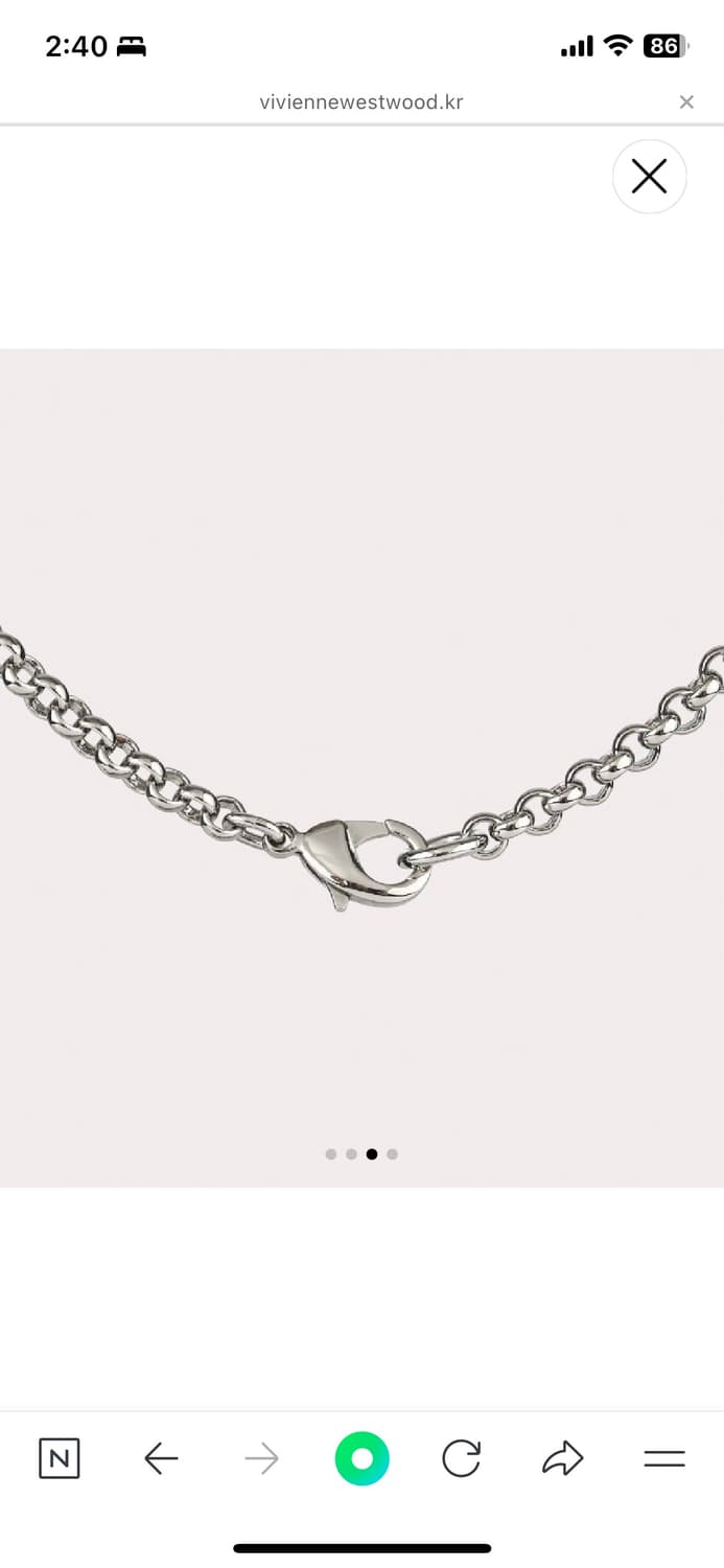 비비안웨스트우드 이모진 네크리스 상품이미지4