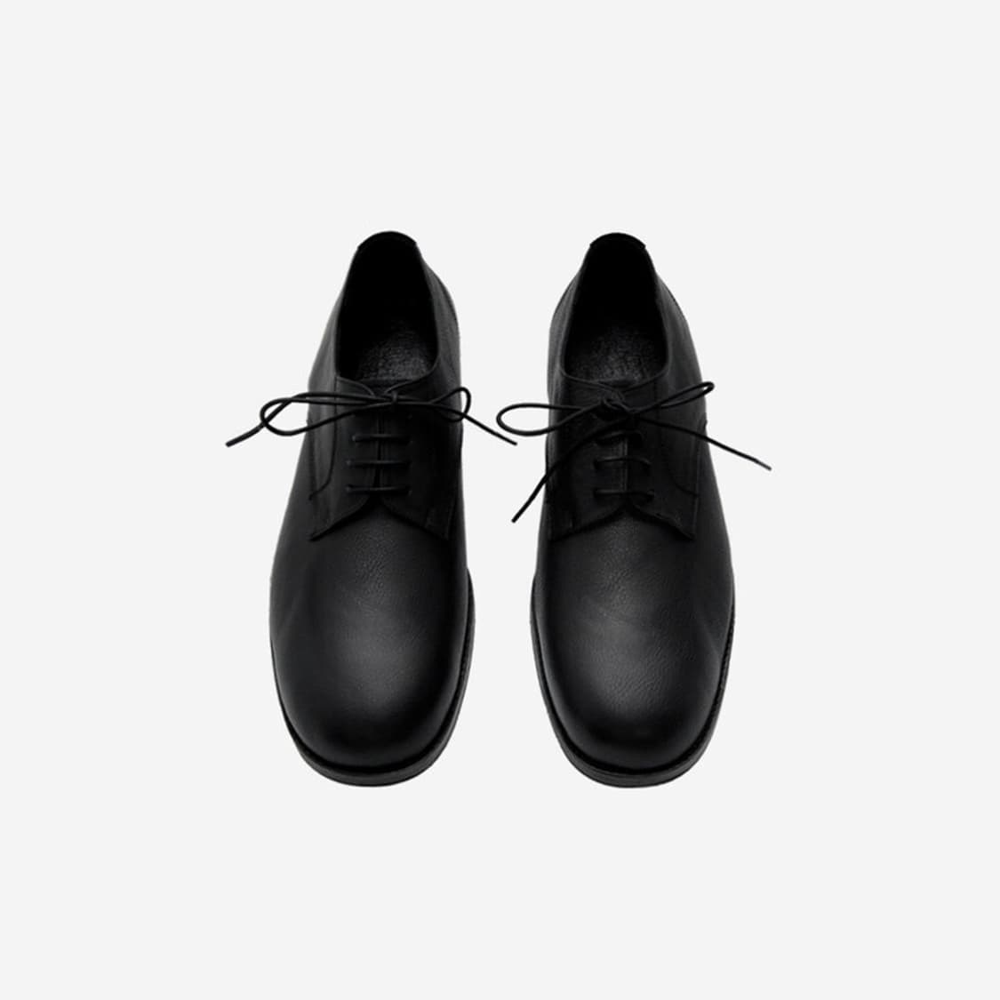 폴리테루 그레인 토 더비 슈즈 블랙 2사이즈(260-265) 상품이미지7