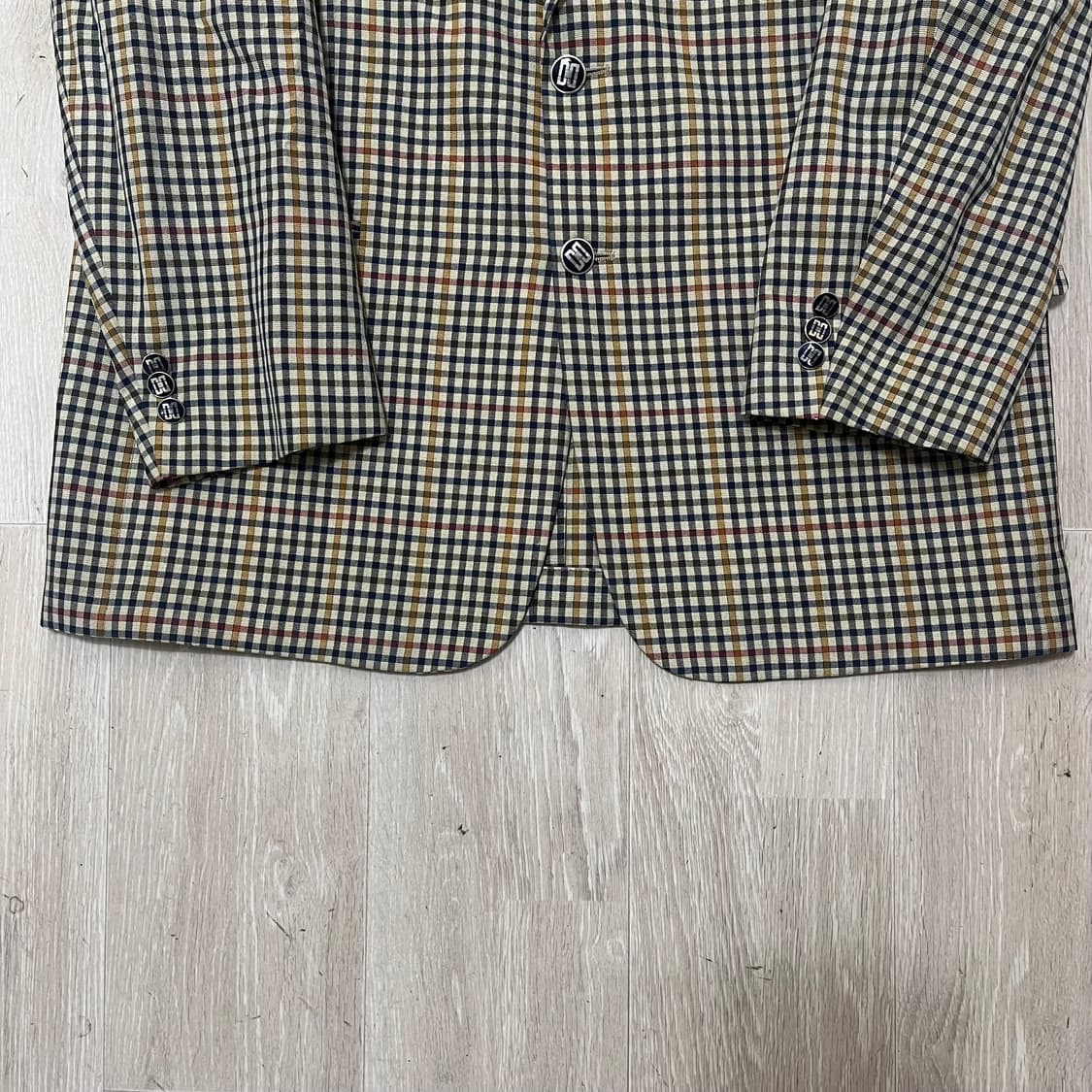 닥스 DAKS 클래식 체크 콤비 재킷 L(100) 상품이미지7