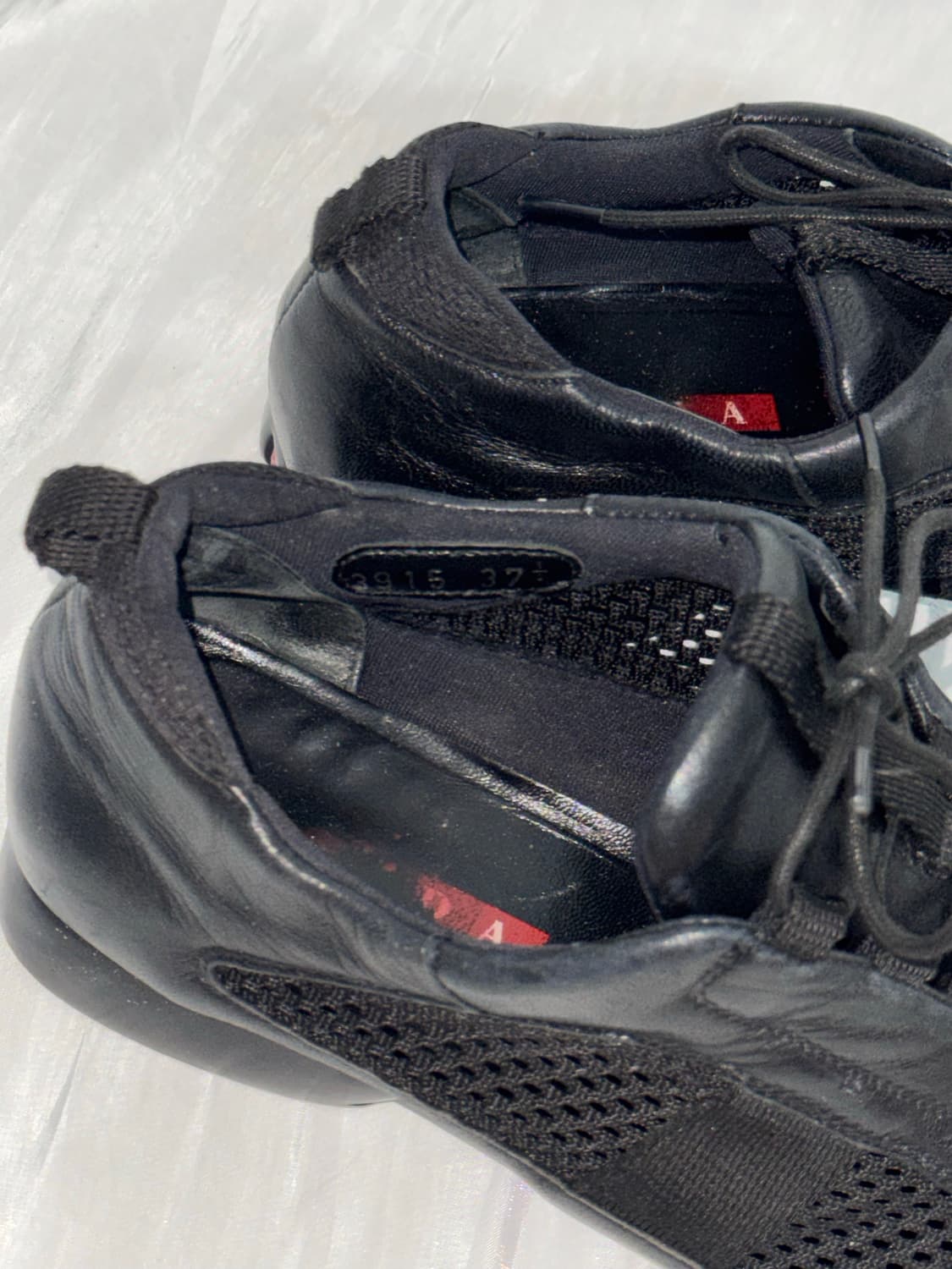 Prada sports mesh leather sneakers 상품이미지6