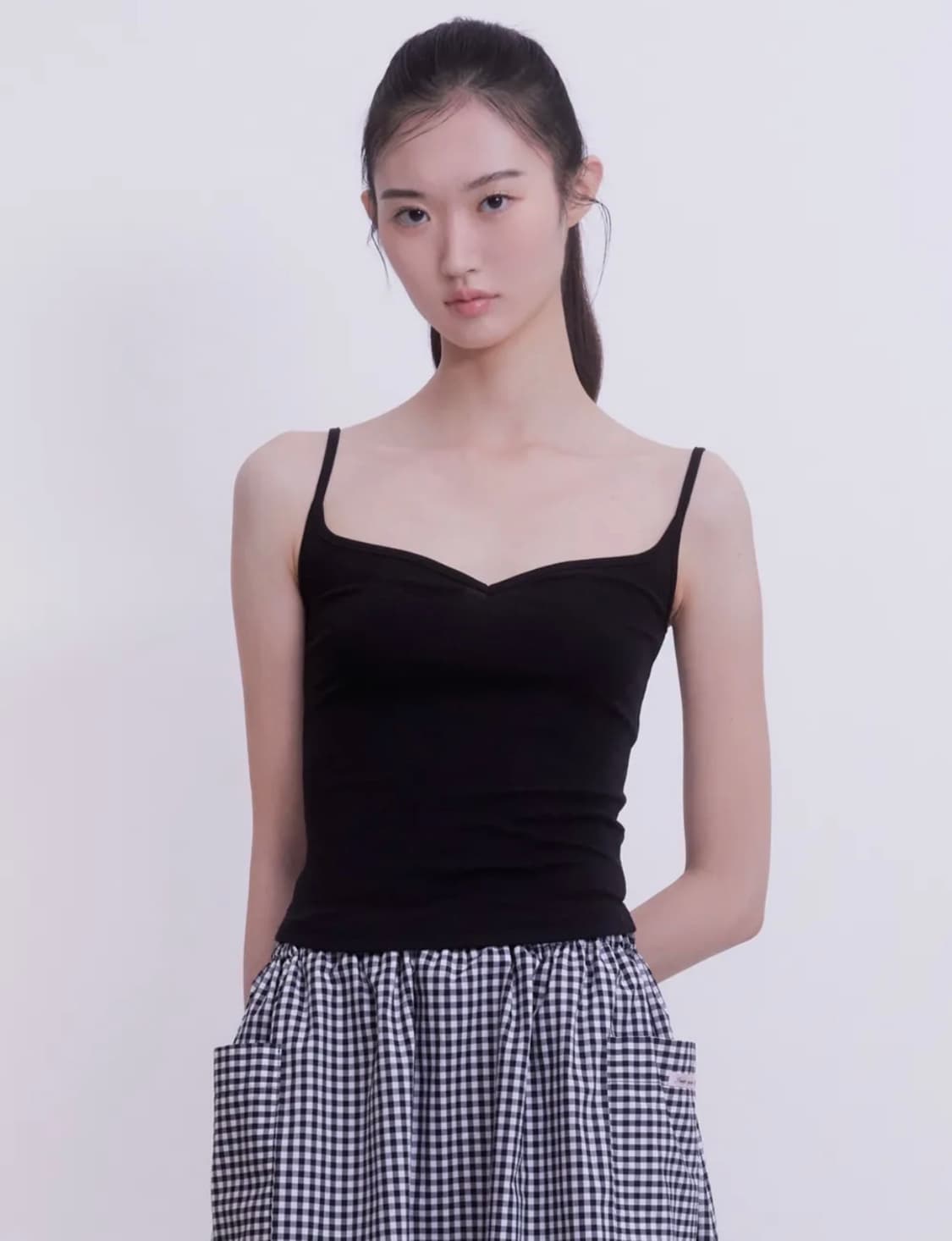 이너뮤지엄 스윗 하트 캐미솔 나시 상품이미지1