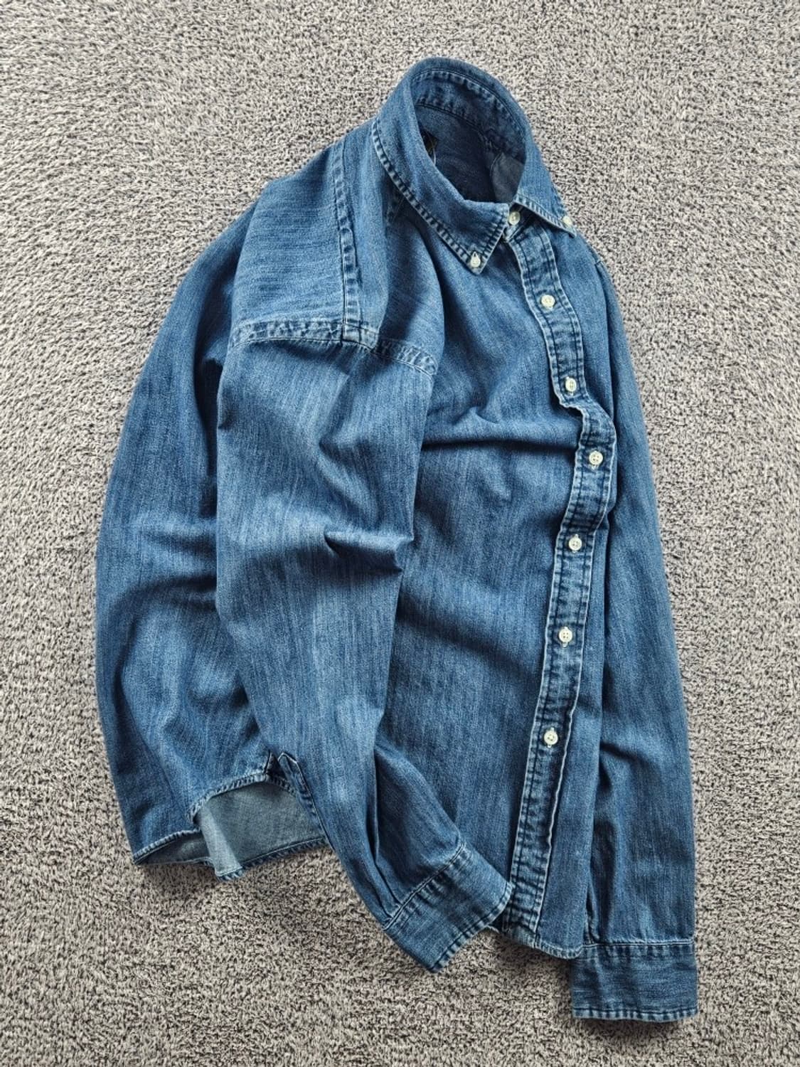 폴로랄프로렌 슬림핏 베이직 데님 셔츠 ( S ) / 10843 상품이미지4