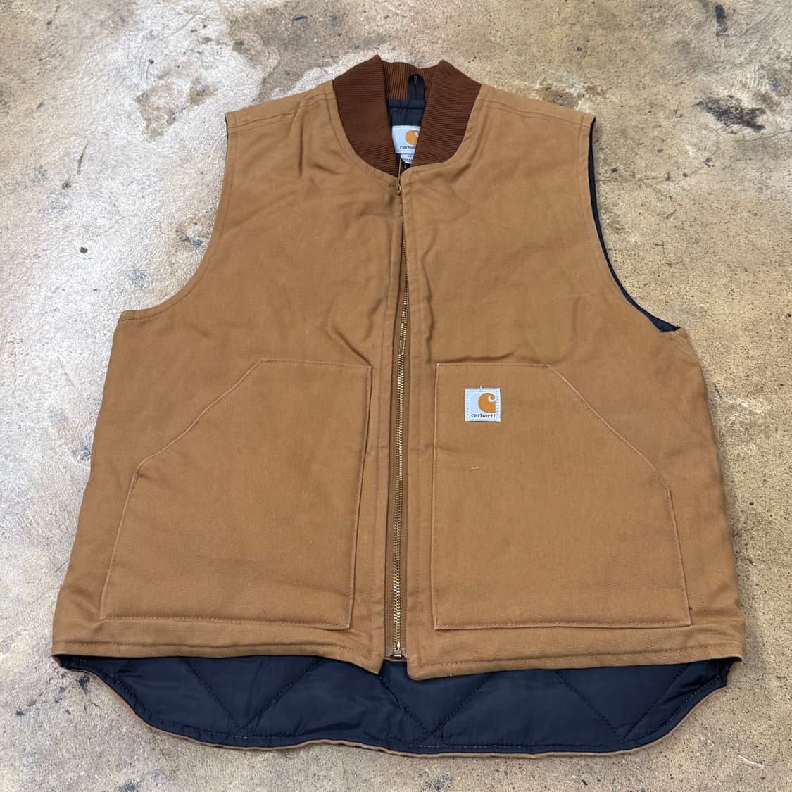 [정품/M] 칼하트 브라운 워크 베스트 조끼 b18 상품이미지2